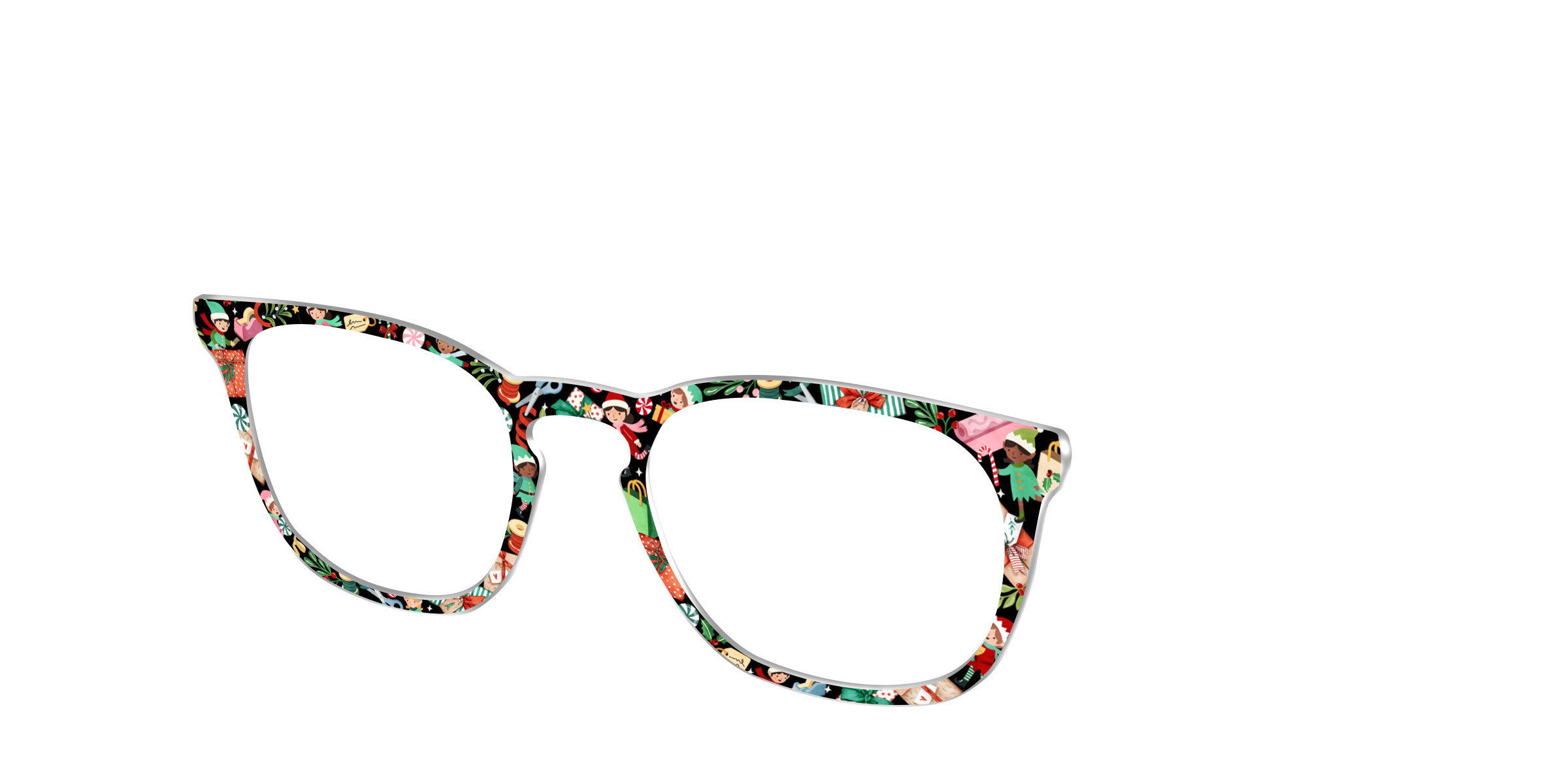 Pair Eyewear Design Tops The Santa's Workshop top occhiali natale