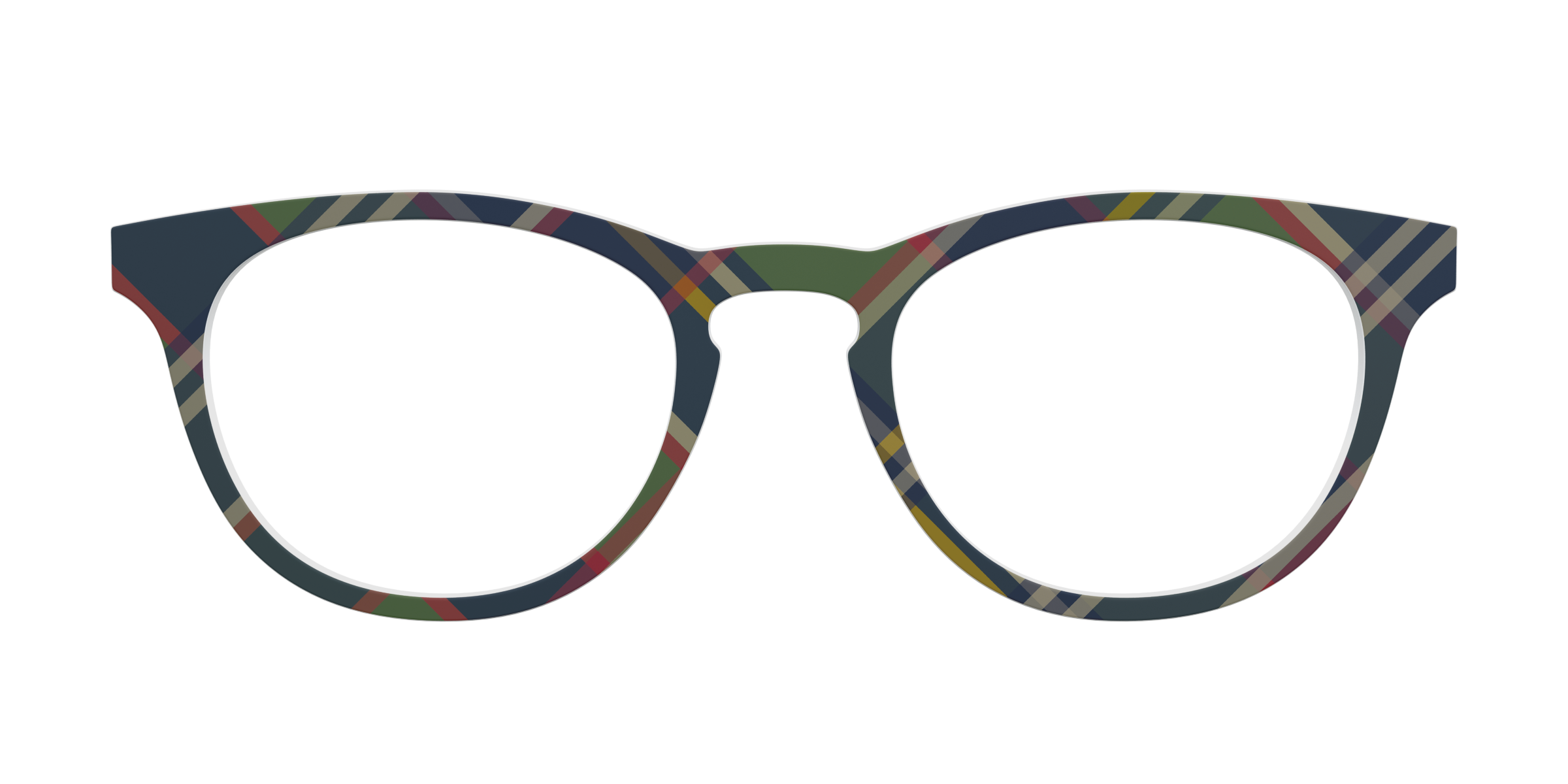 Pair Eyewear Solid Tops The Flannel Plaid top occhiali TK4