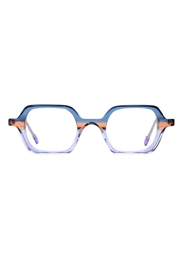 Ouyuan 2159 montatura esagonale acetato traslucido