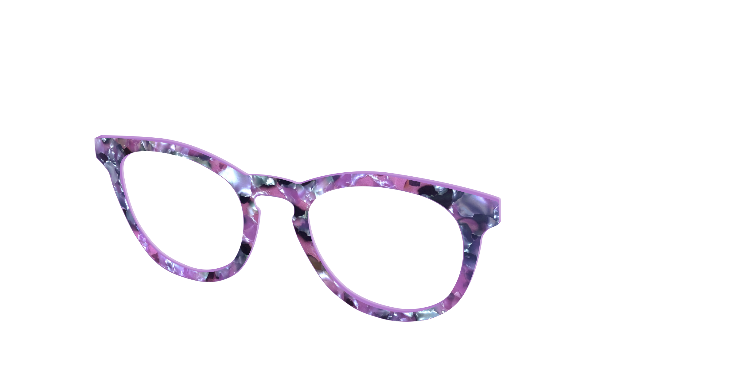 Pair Eyewear Design Tops Sunset Hibiscus top per occhiali tartarugato