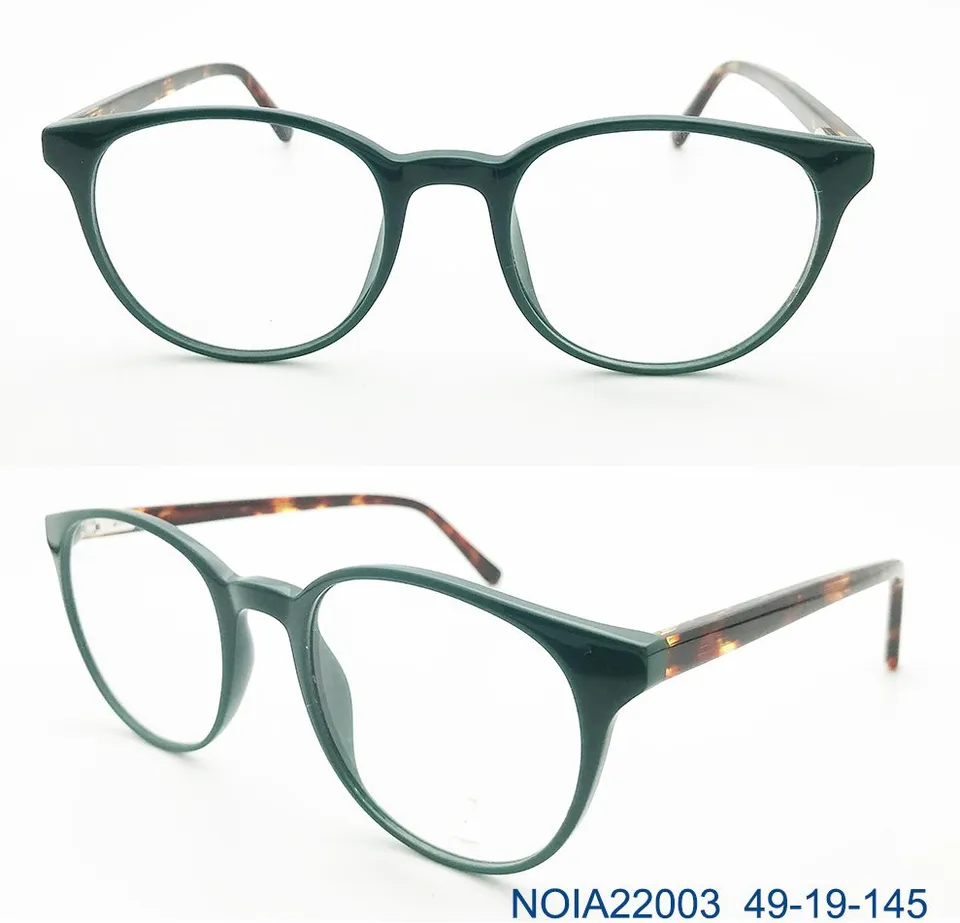Ouyuan Eyewear NOIA22003 montatura occhiali quadrata verde unisex