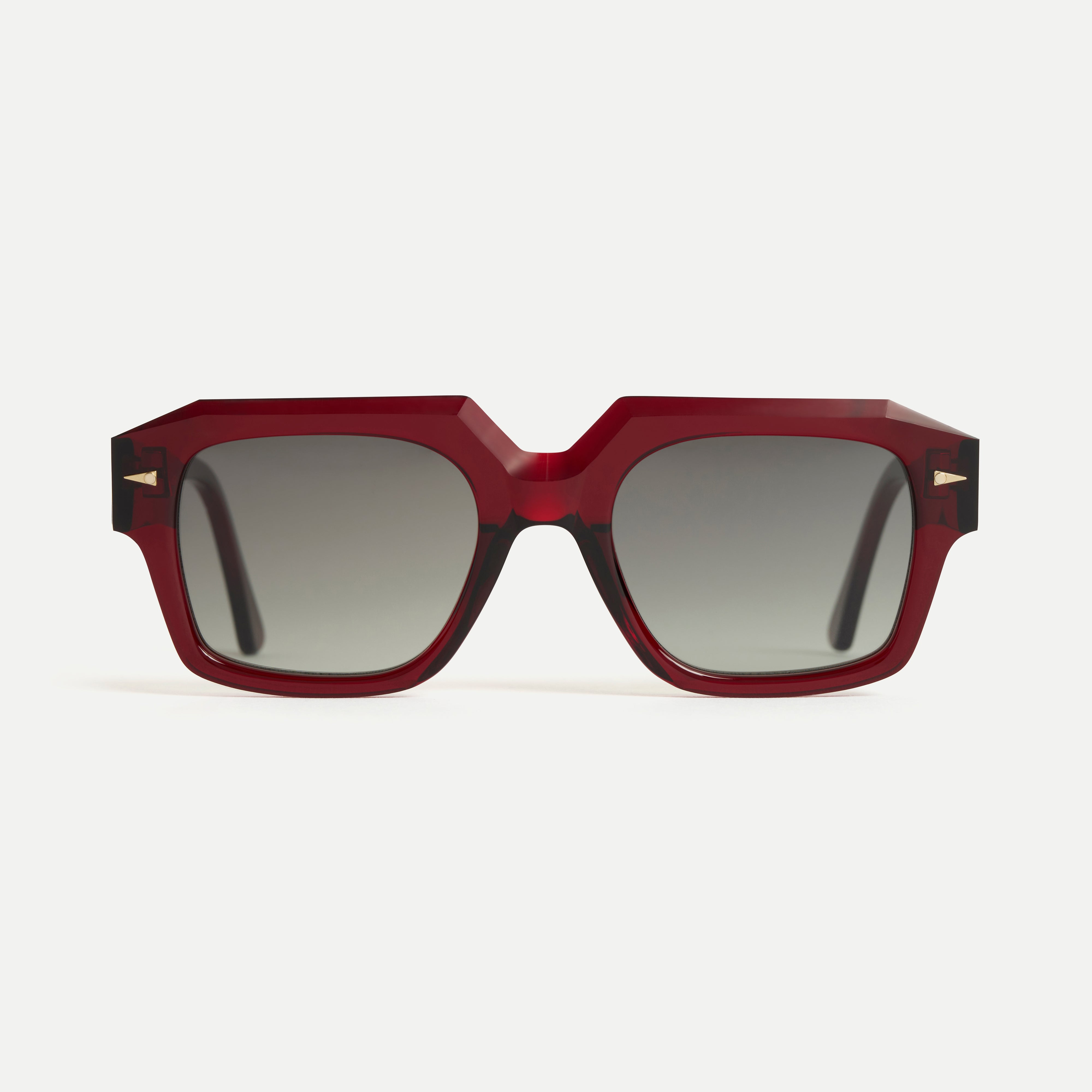 AHLEM Trudaine occhiali da sole Coffeelight oversize acetato