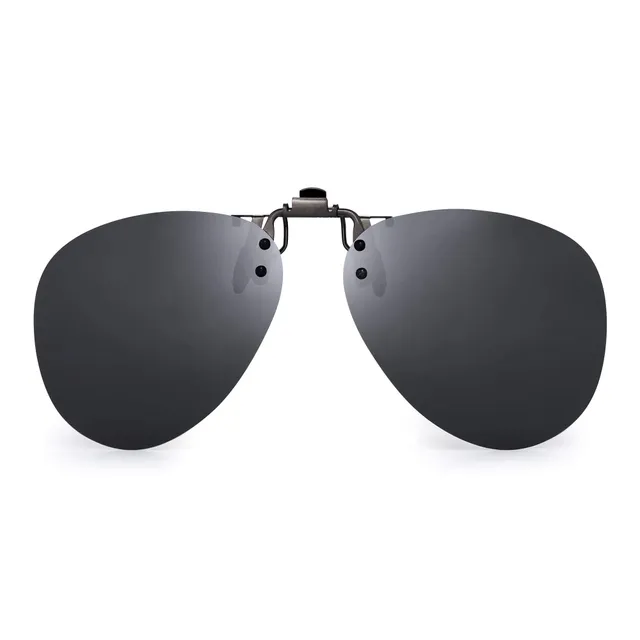 JM Clip per Occhiali da Sole Polarizzati occhiali sole flip up grigio
