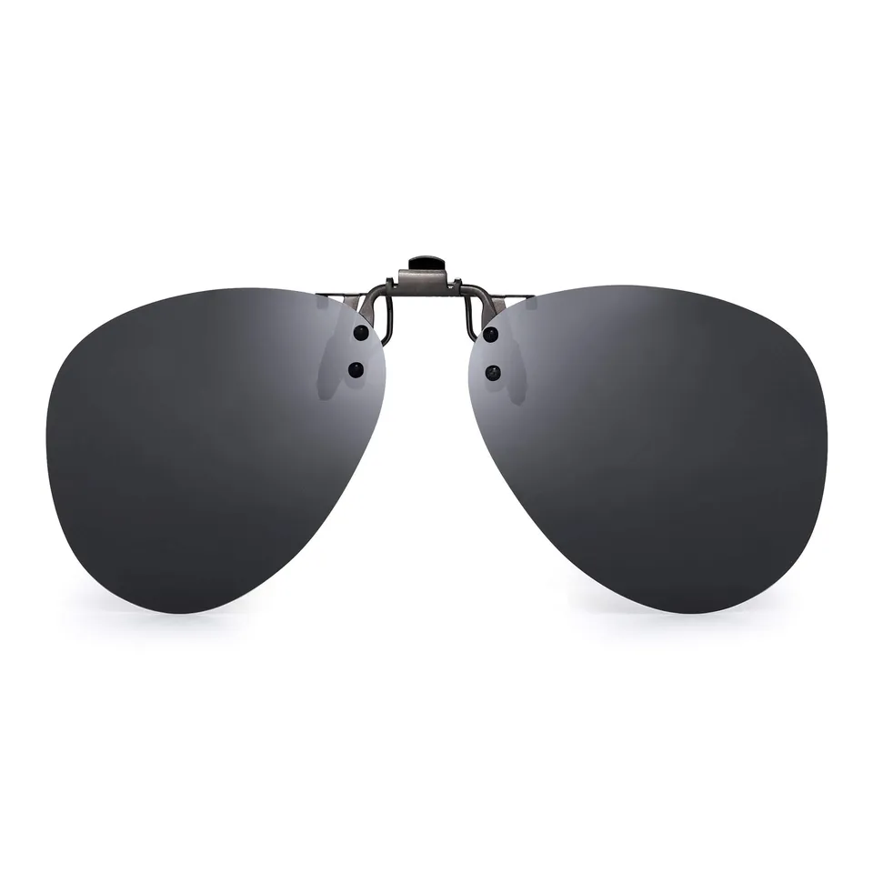 JM Clip per Occhiali da Sole Polarizzati occhiali sole flip up grigio