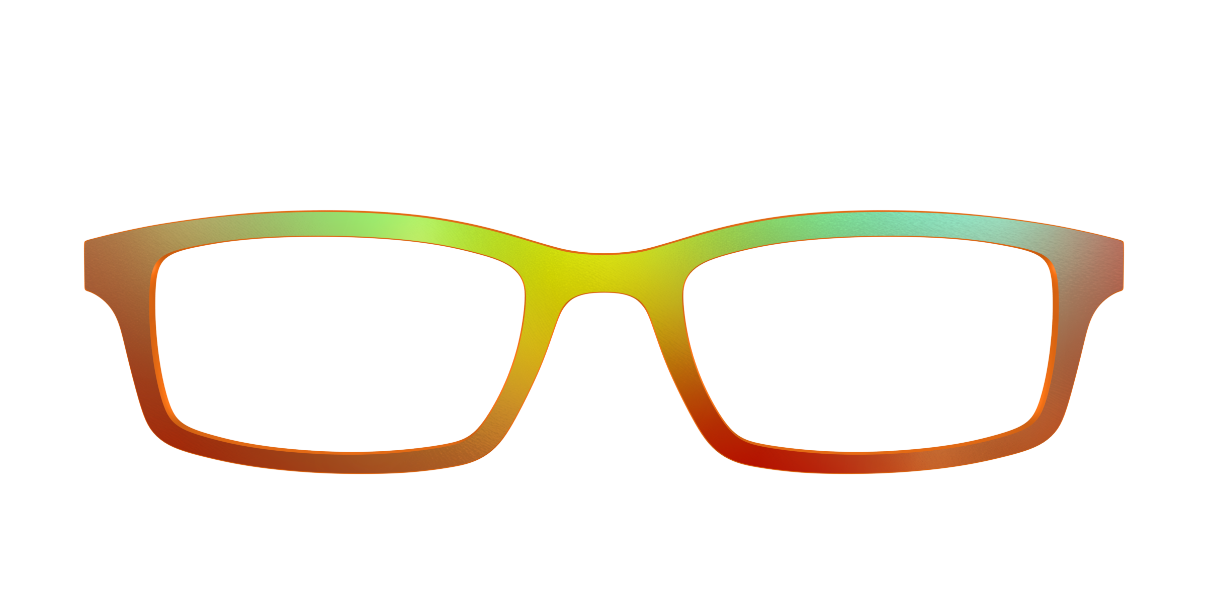 Pair Eyewear Solid Tops Apricot Ombre top magnetico arancione