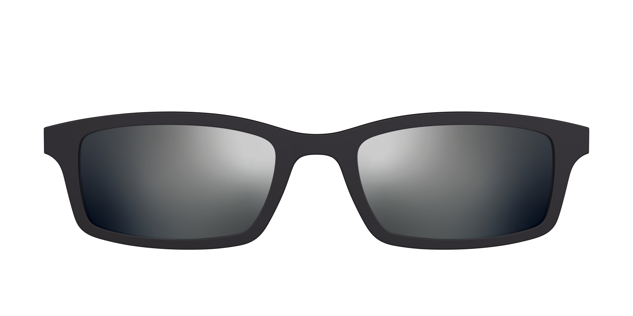 Pair Eyewear Sun Tops Silver Reflective clip sole polarizzata