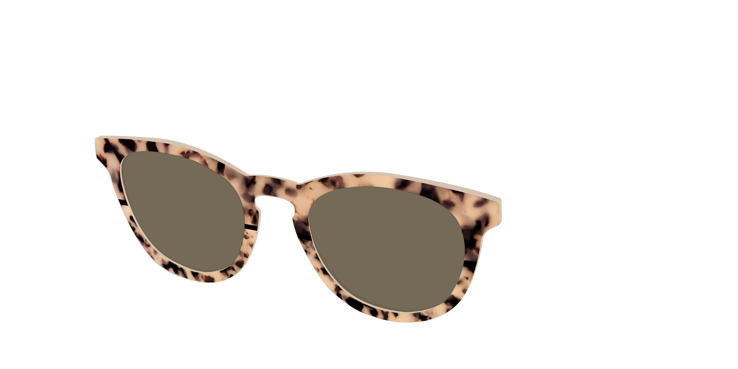 Pair Eyewear Sun Tops Bisque Tortoise top sole polarizzato