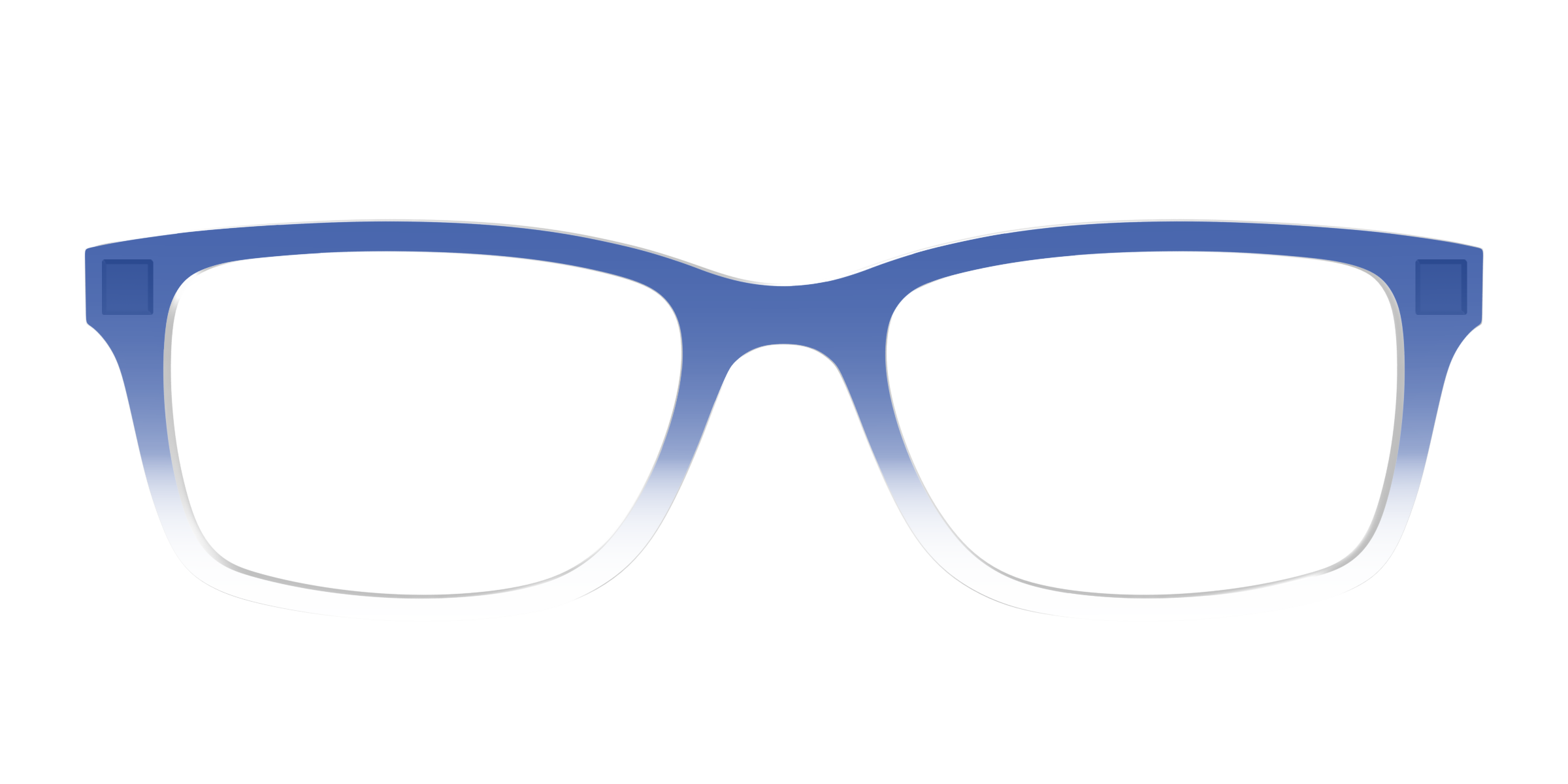 Pair Eyewear Solid Tops Indigo Gradient Crystal top blu