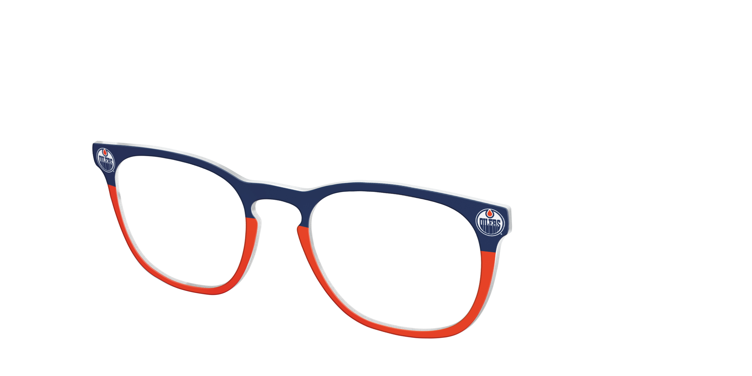 Pair Eyewear School Spirit Oilers Split cover occhiali blu
