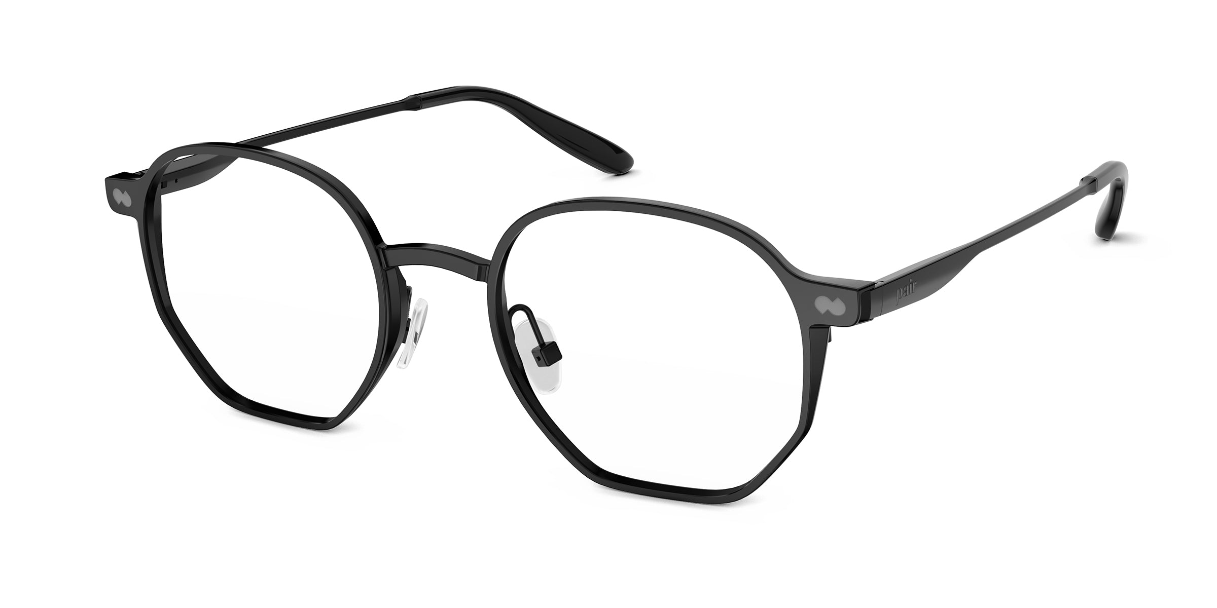 Pair Eyewear Base Frames Rowen Metal montatura vista Black Metal