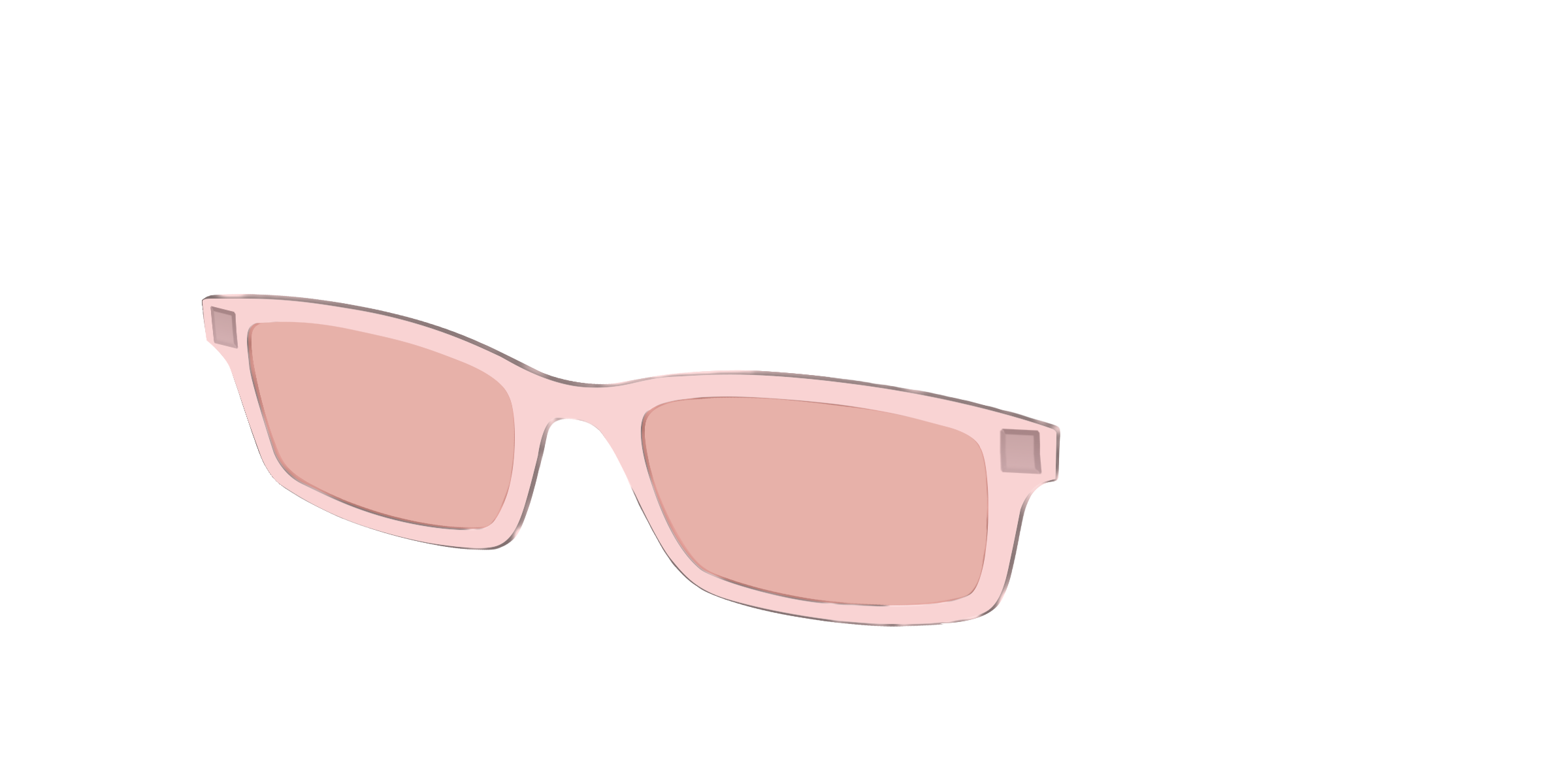 Pair Eyewear Design Tops Pink Crystal top rosa 269