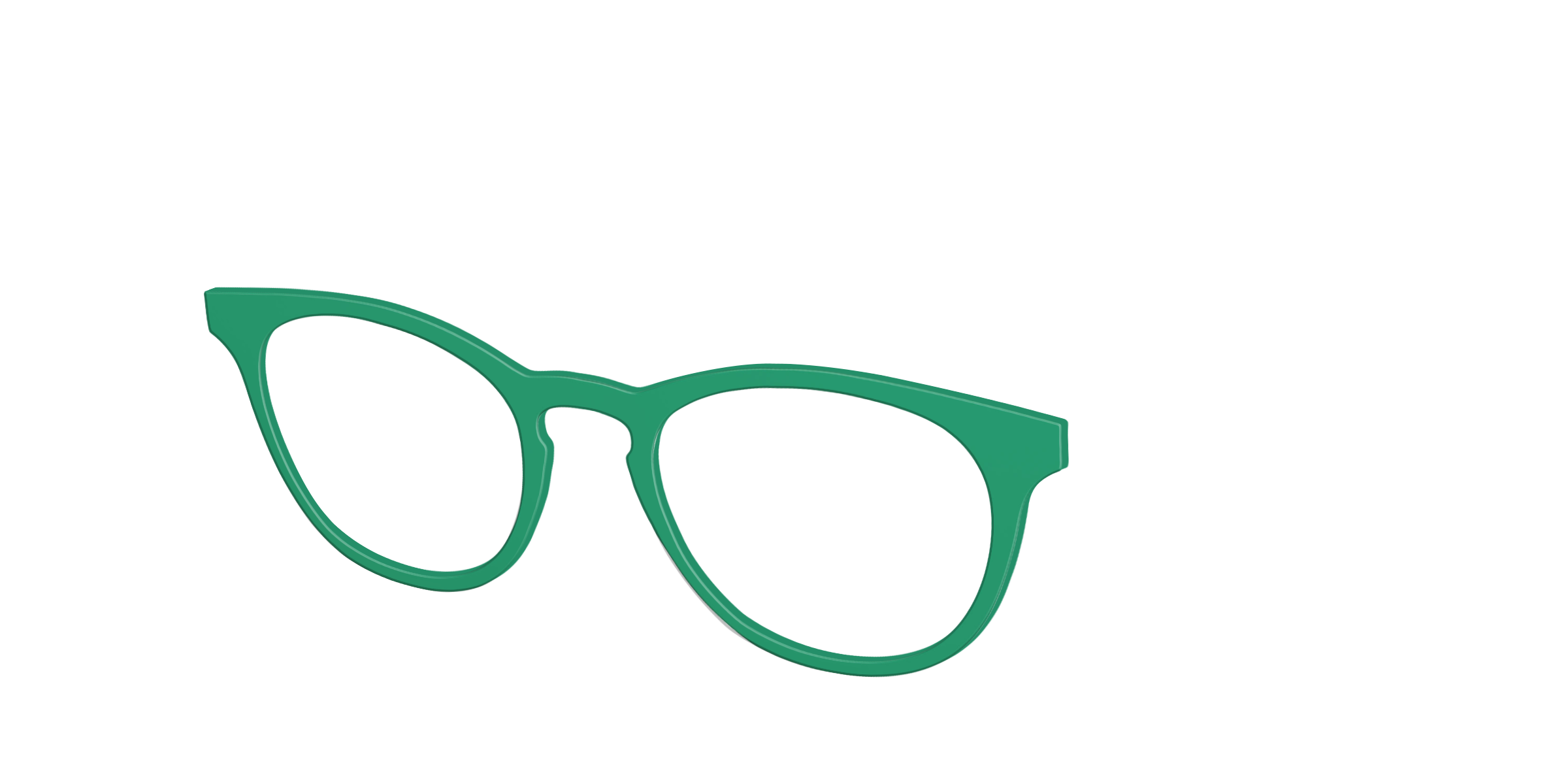 Pair Eyewear Solid Tops The Forest Green top per occhiali