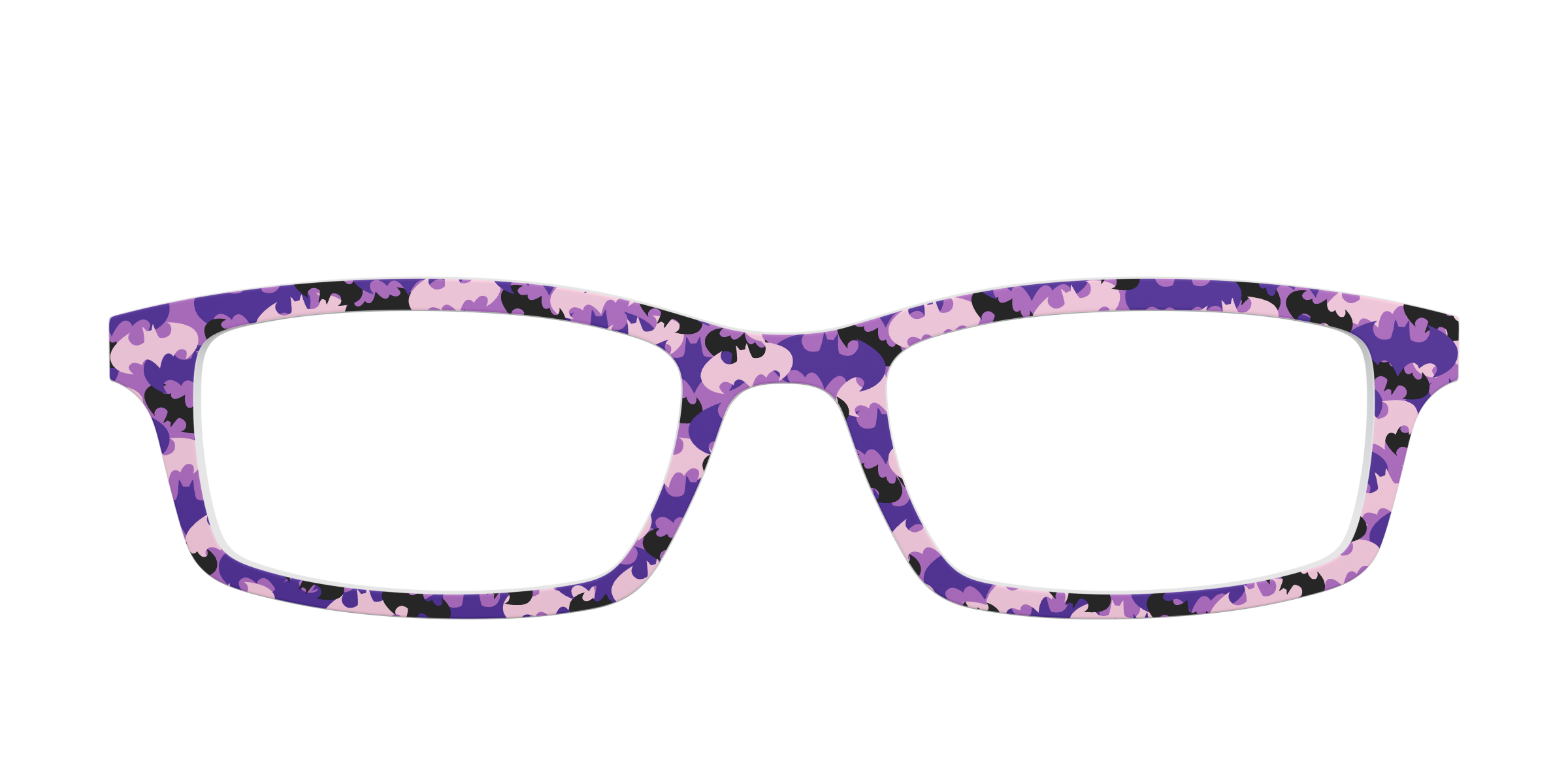Pair Eyewear Collabs The Batgirl top occhiali viola