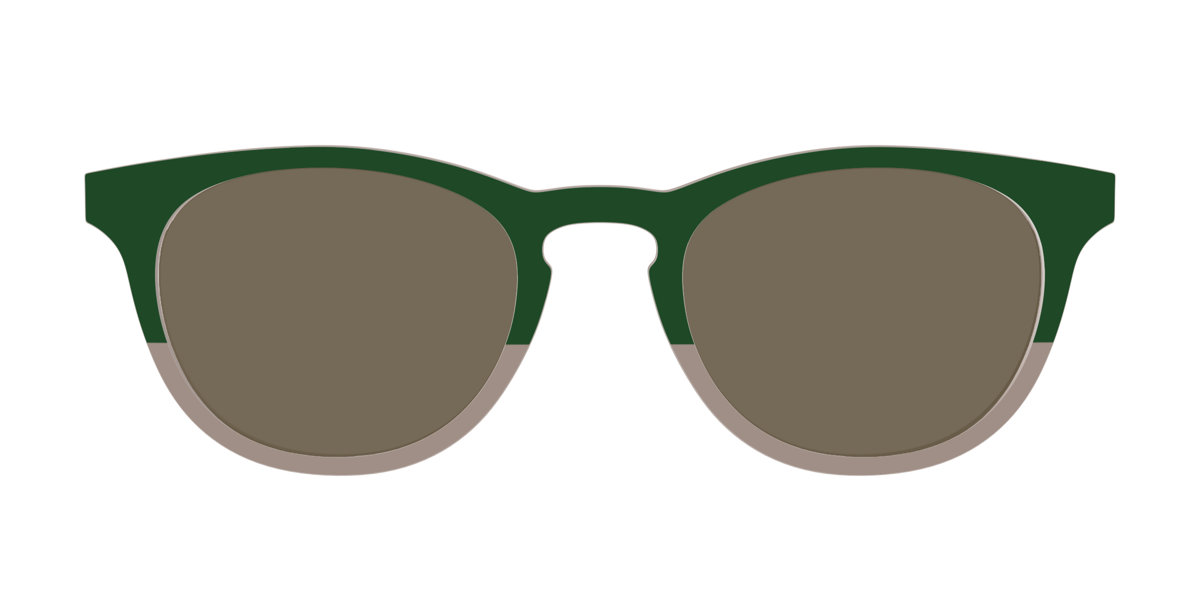Pair Eyewear Sun Tops Cedar Sap Crystal top sole Cedro