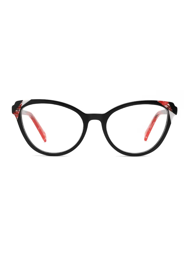 Ouyuan NOA23002 montatura occhiali cat eye acetato colorata