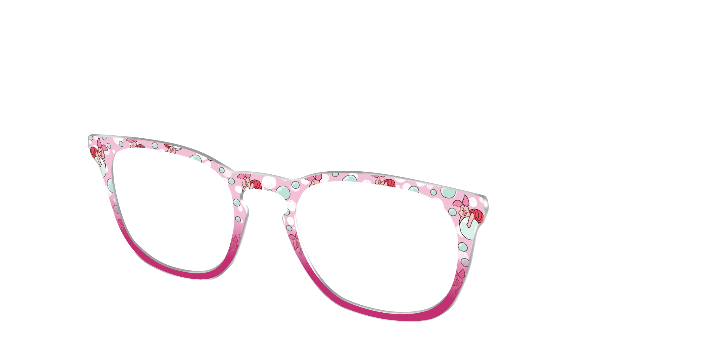 Pair Eyewear Collabs Piglet's Bubbles top magnetico