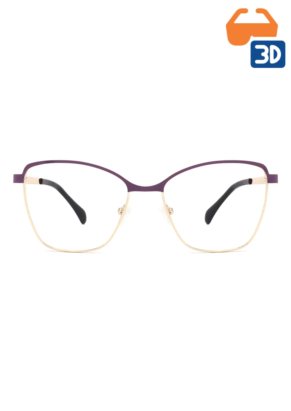Ouyuan CH-6317 montatura occhiali donna metallo 54-16-140