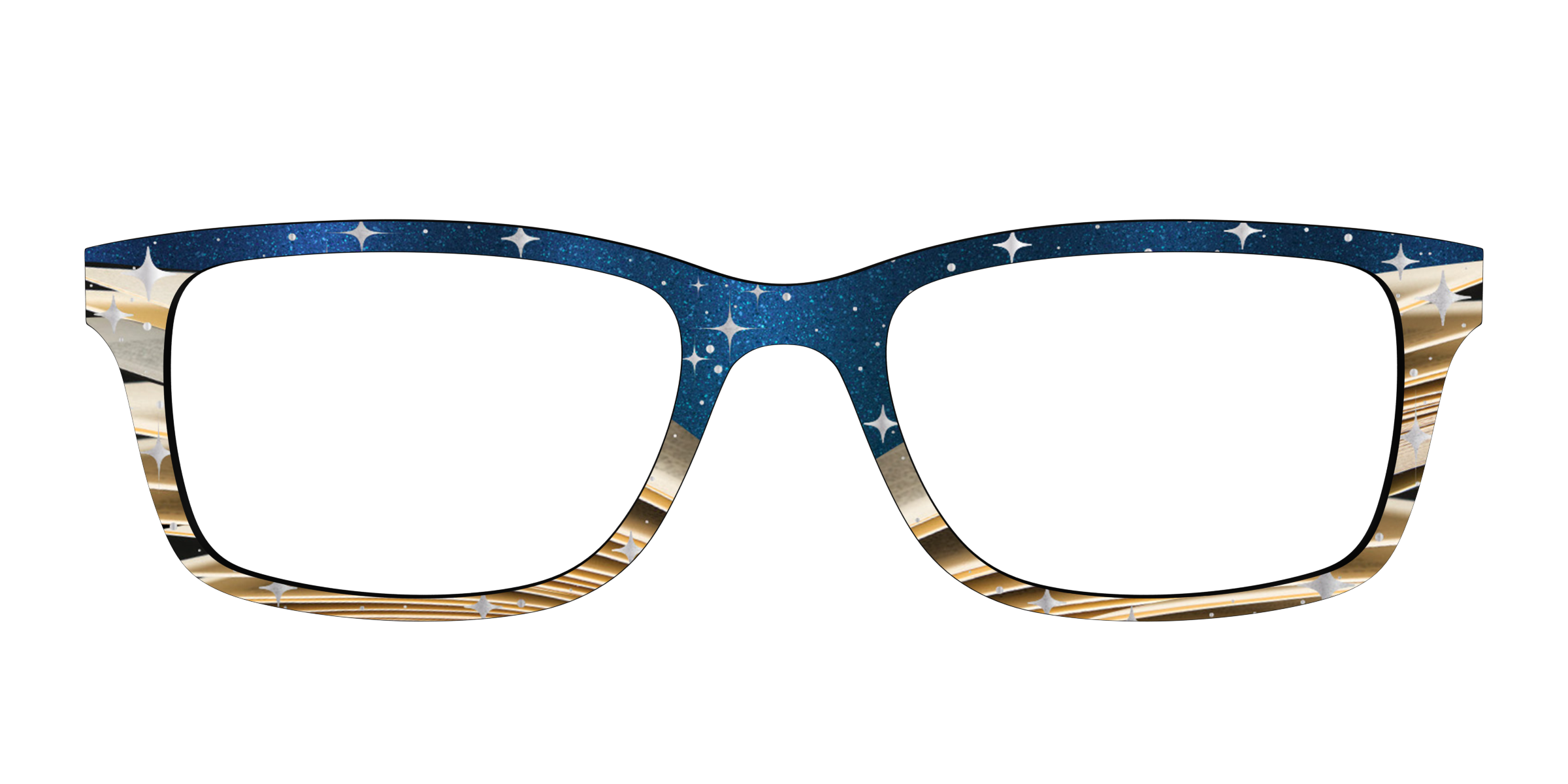 Pair Eyewear Design Tops Enchanted Pages Shimmer top argento