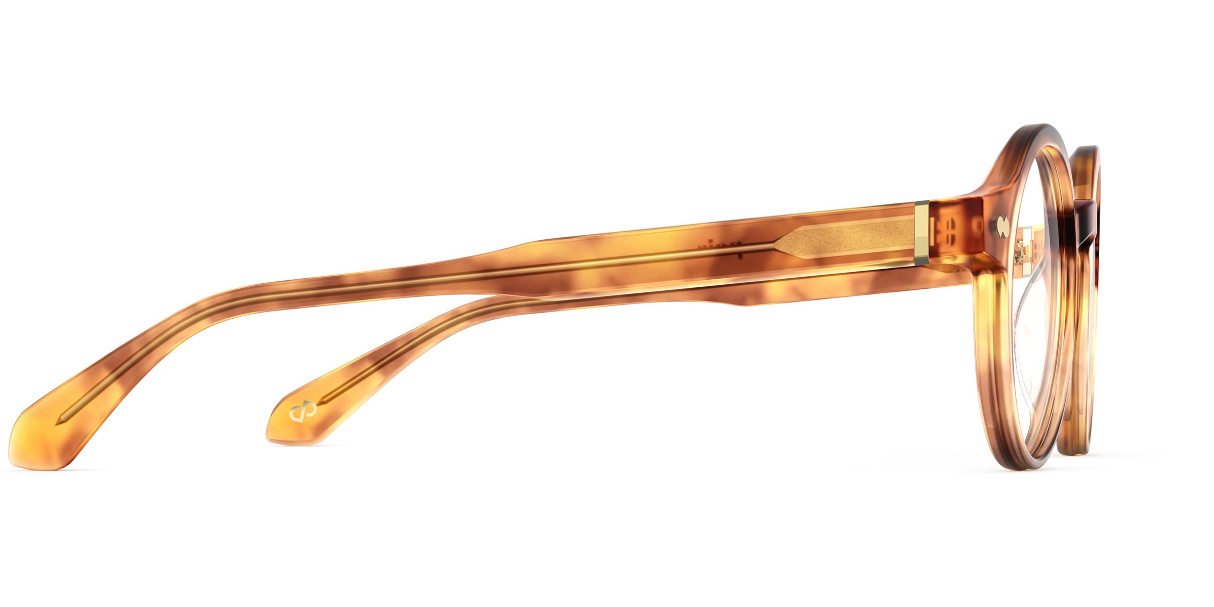 Pair Eyewear Leigh Forte montatura vista Crystal Clear Gold