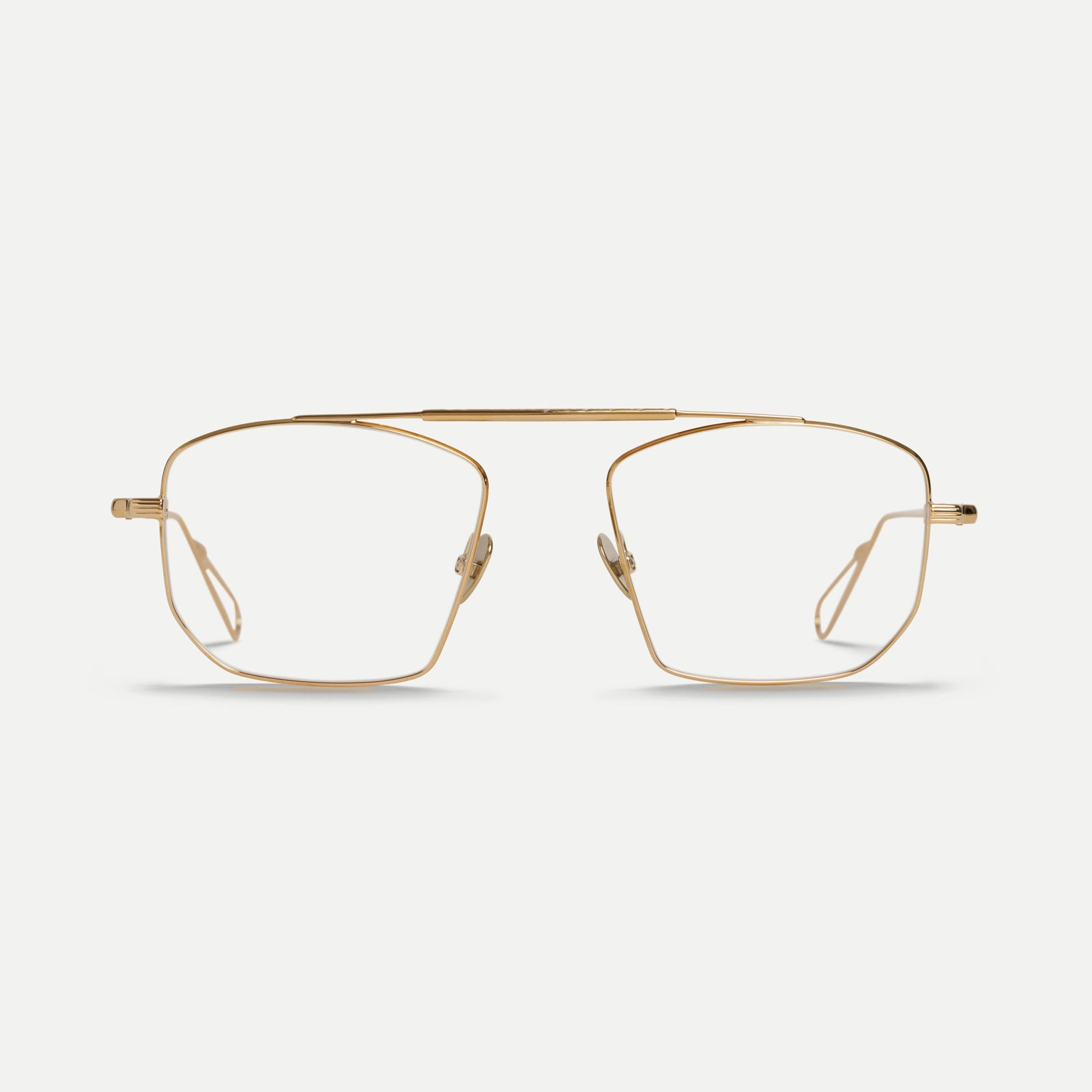 AHLEM Optical New York occhiali da vista Champagne aviatore