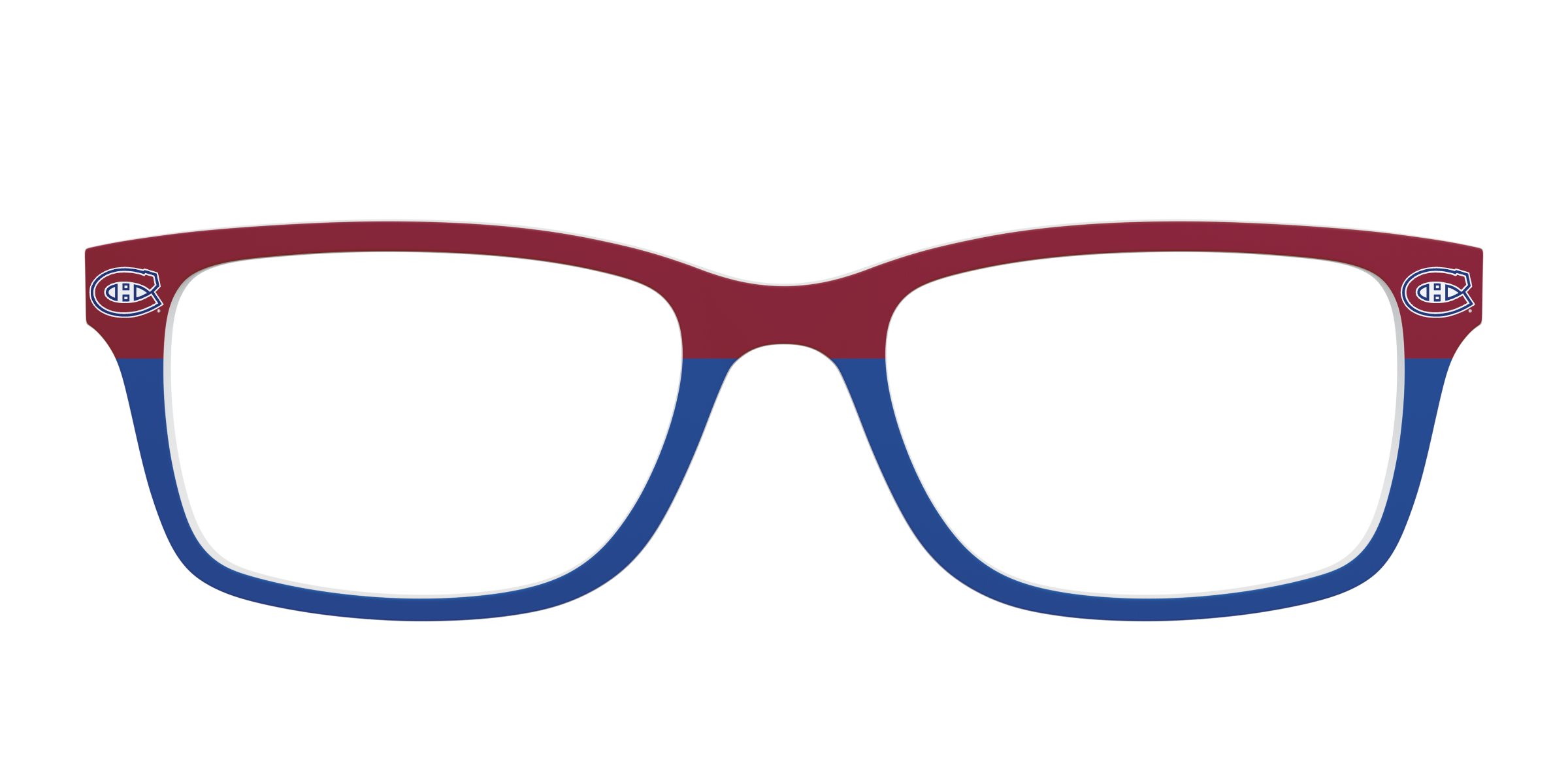 Pair Eyewear School Spirit The Canadiens Split top per occhiali blu rosso