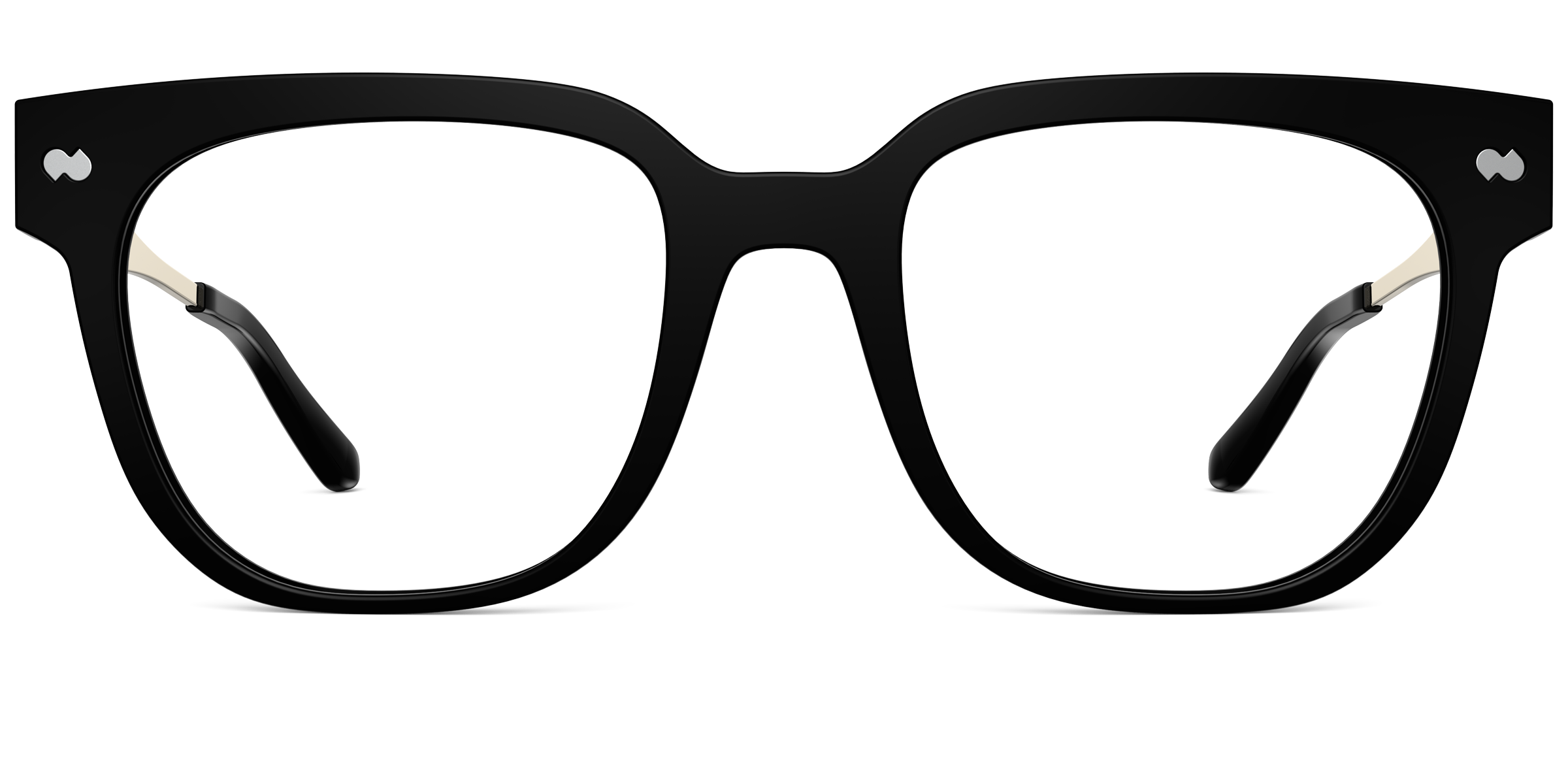 Pair The Murphy Mixed Material montatura vista nero oro