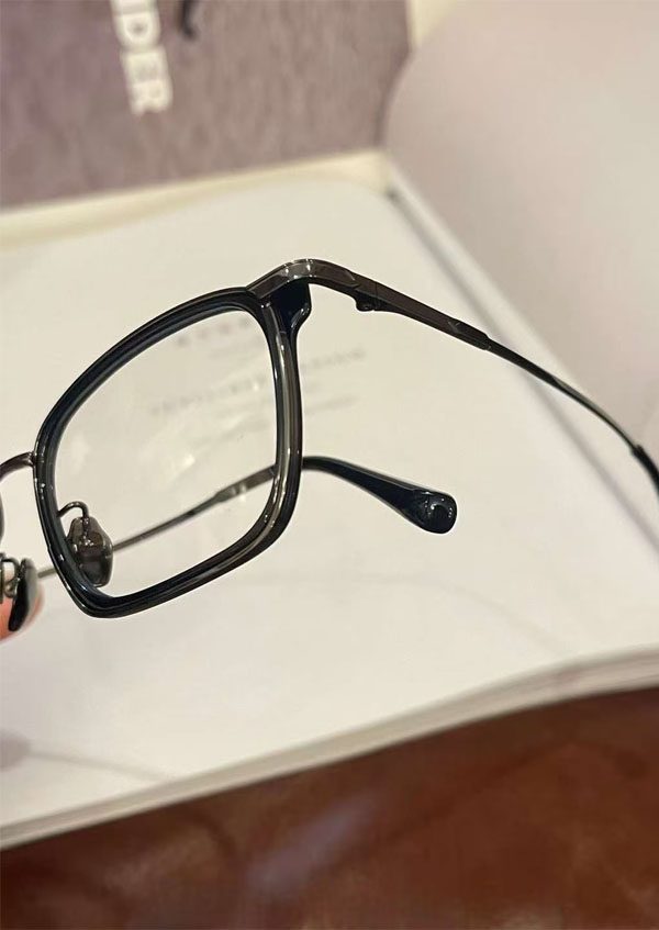 Ouyuan OYZ1610-9 Montatura Occhiali Vista Nero Titanio