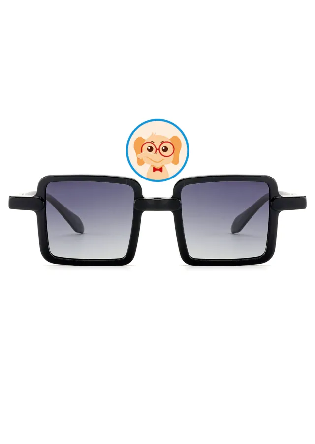 Ouyuan G2285 occhiali da sole bambini quadrati acetato 44-21-145