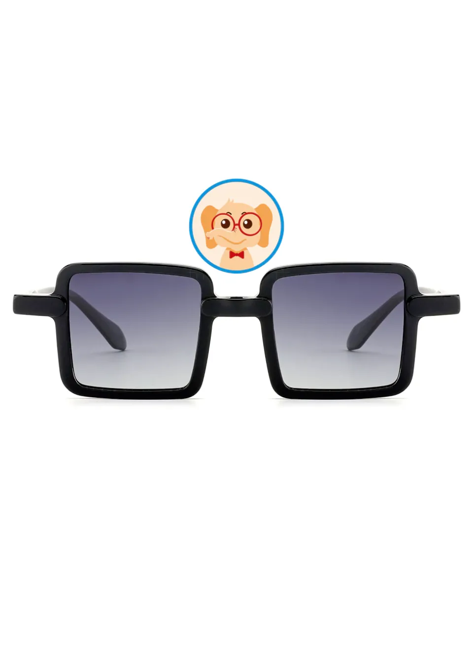 Ouyuan G2285 occhiali da sole bambini quadrati acetato 44-21-145