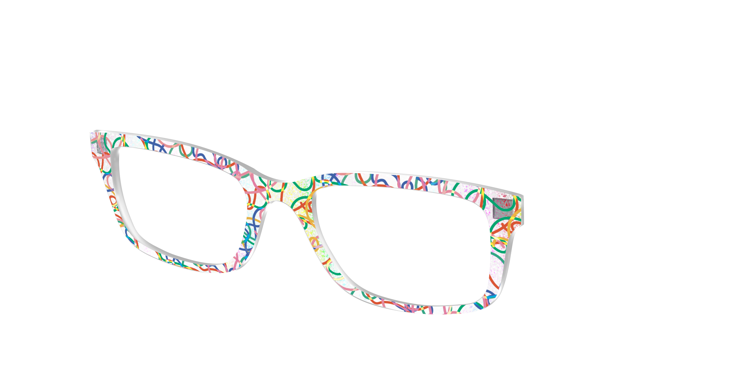 Pair Eyewear Design Tops Celebration Streamers top 417 olografico