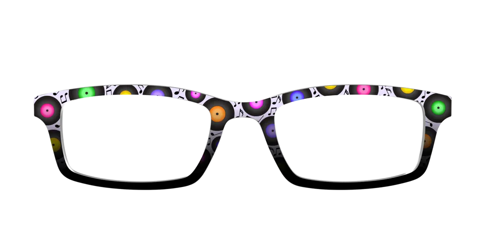 Pair Eyewear Design Tops Record Collection top occhiali musica