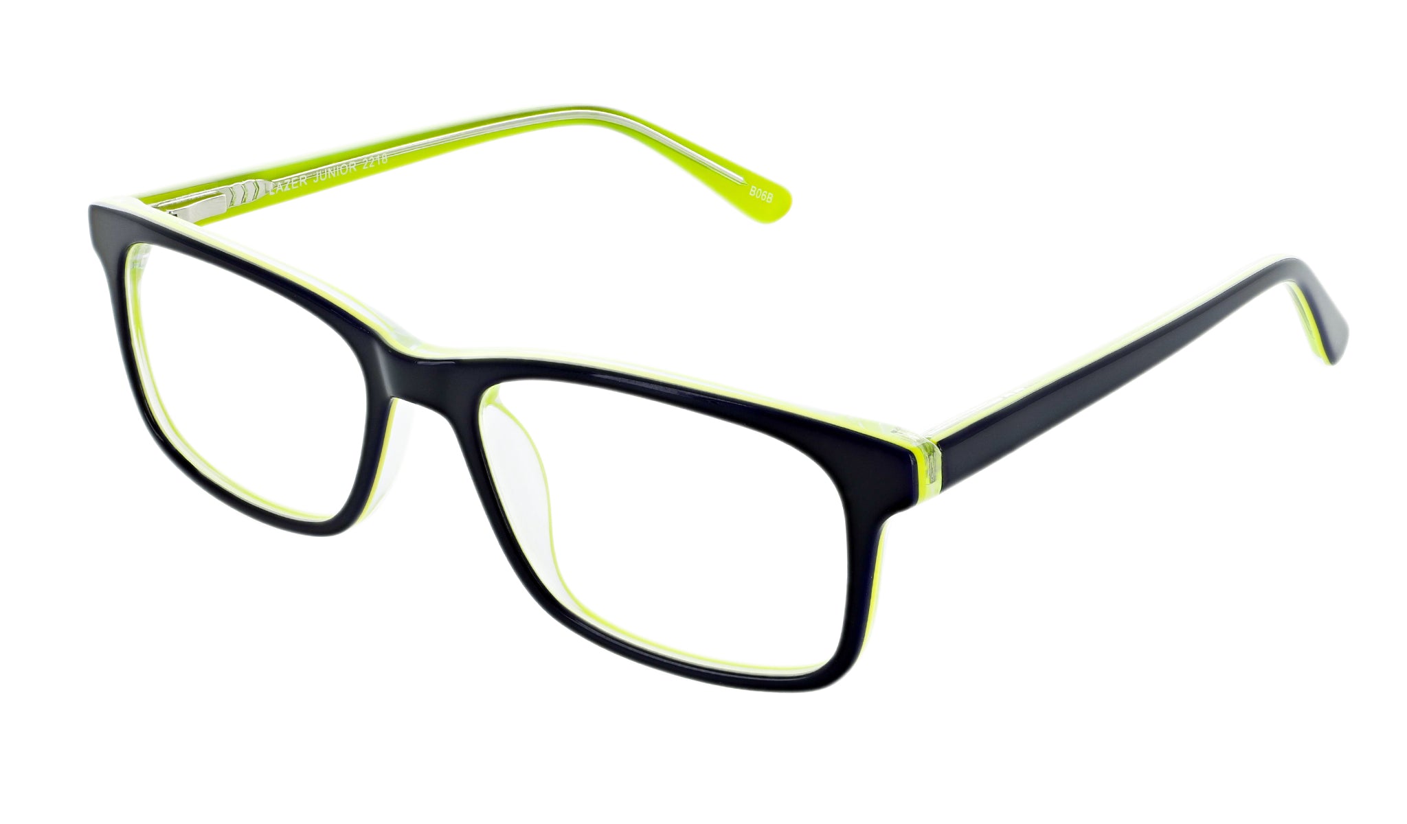 Lazer Junior 2218 occhiali da vista bambino nero grigio plastica