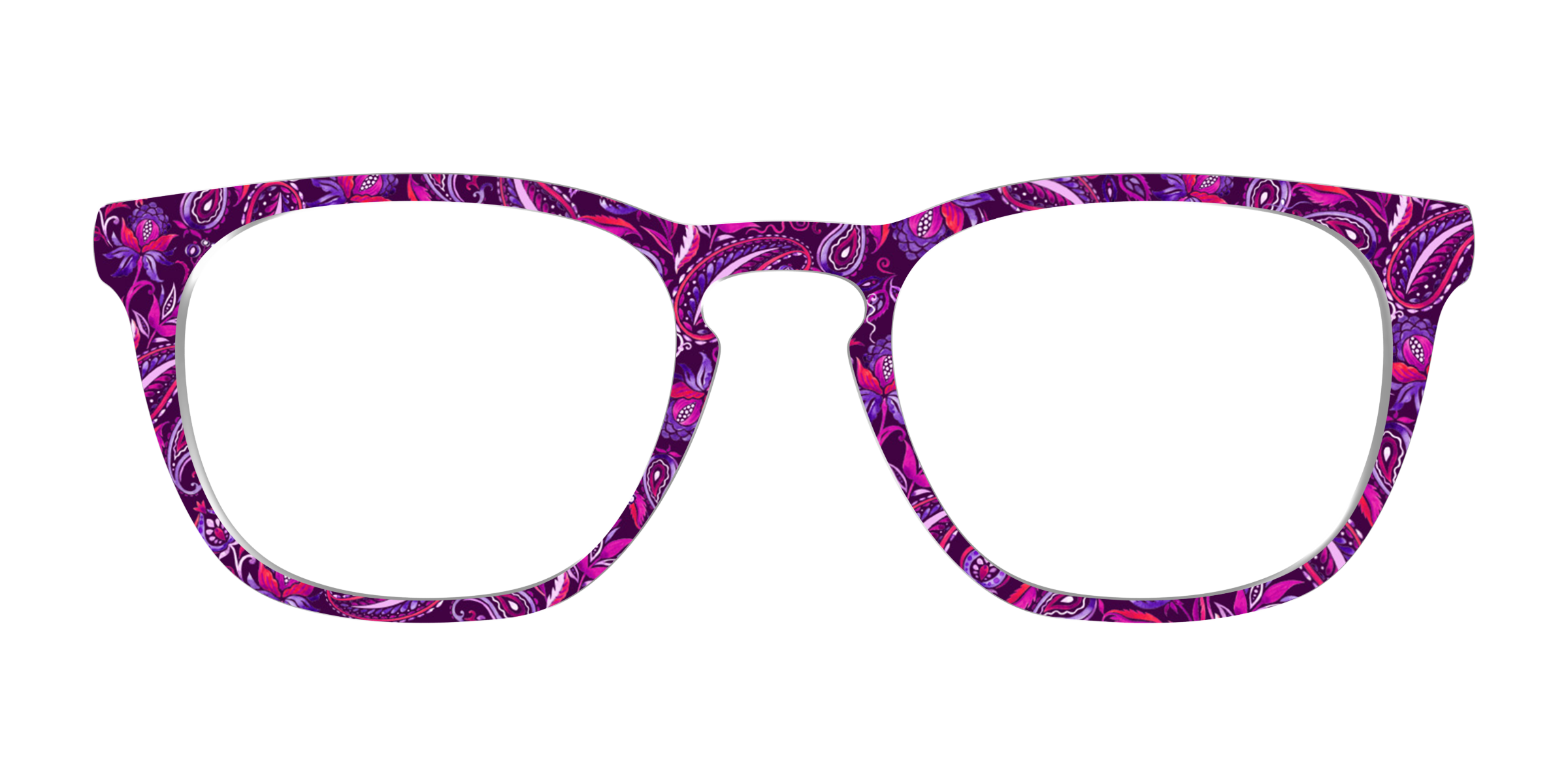 Pair Eyewear Design Tops Aubergine Paisley top magnetico AT21