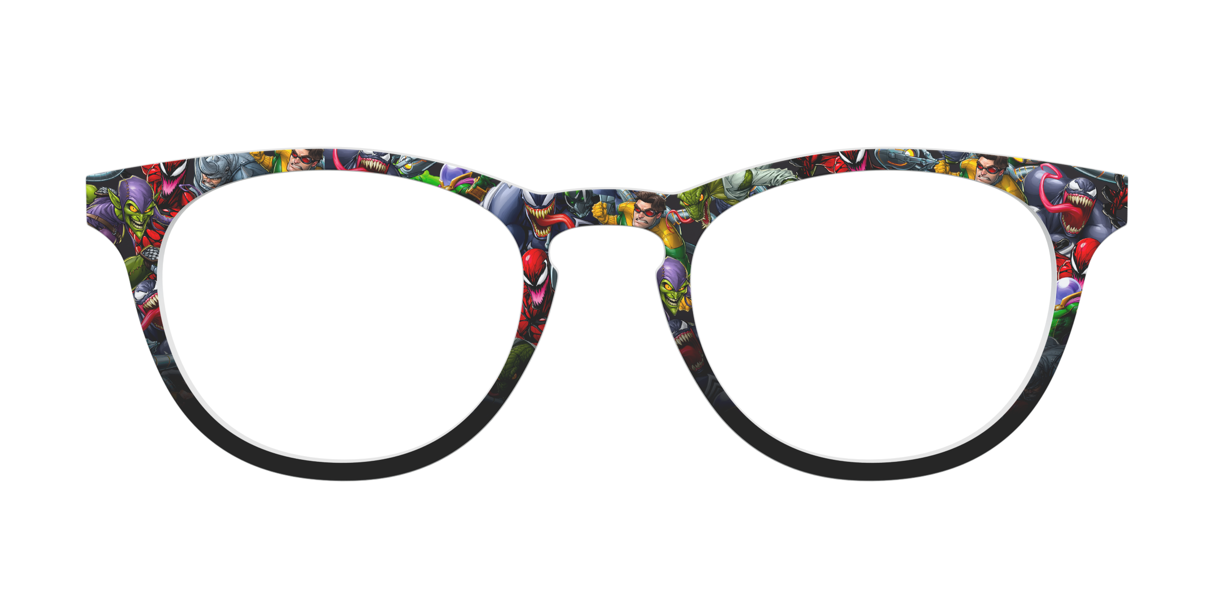 Pair Eyewear Collabs Spider-Man Villains top frame blu