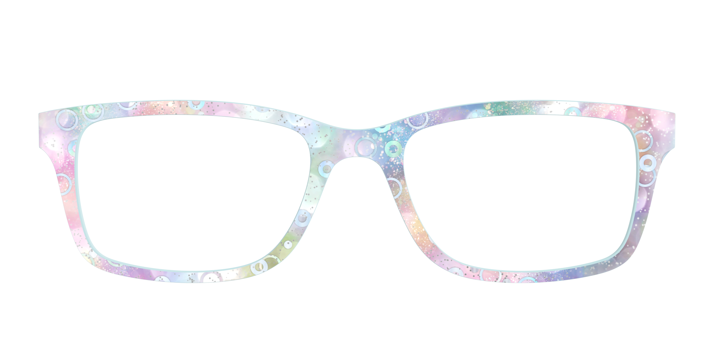 Pair Eyewear Design Tops The Mermaid Bokeh top per occhiali glitter
