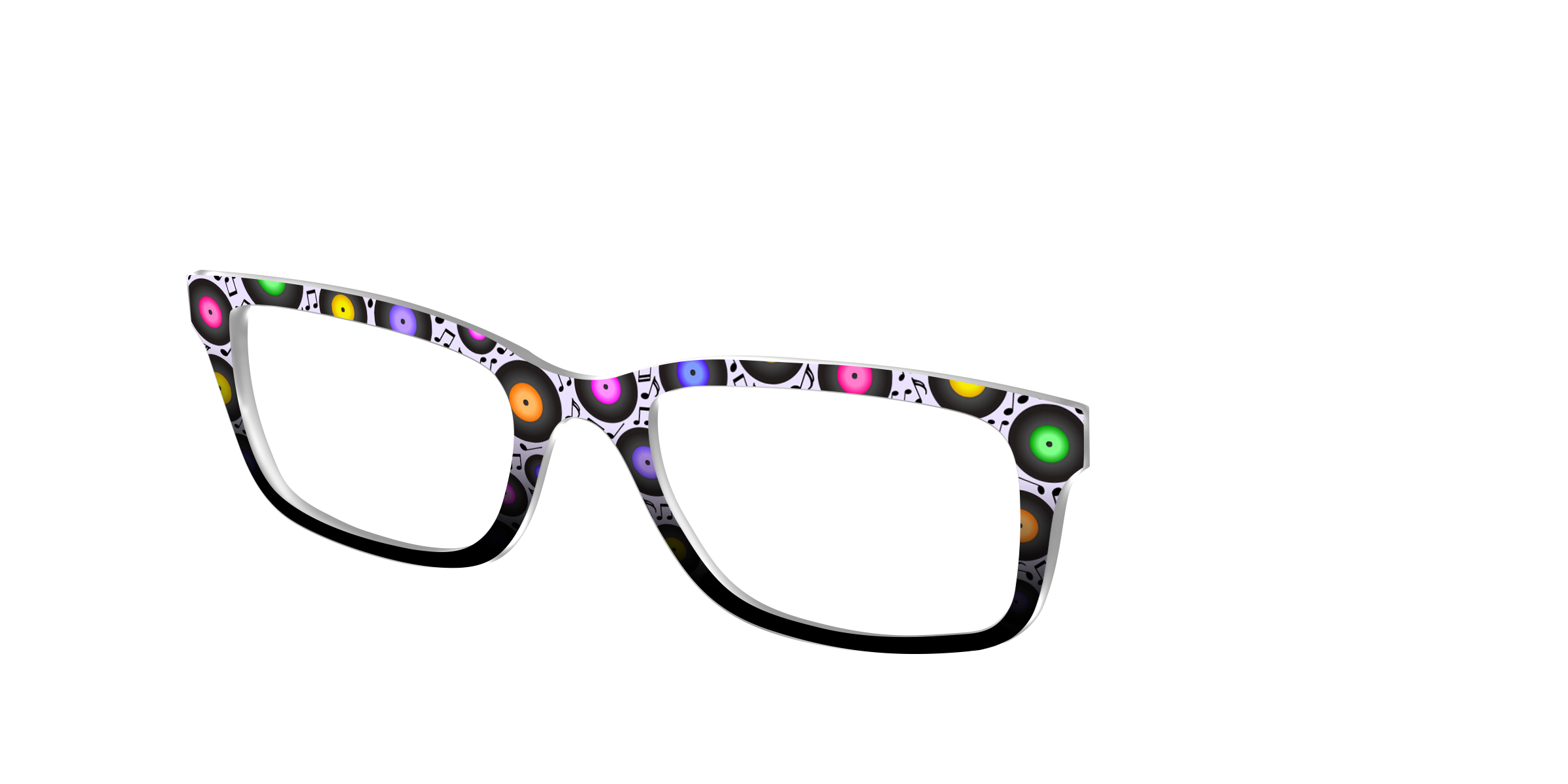 Pair Eyewear Design Tops Record Collection top occhiali musica