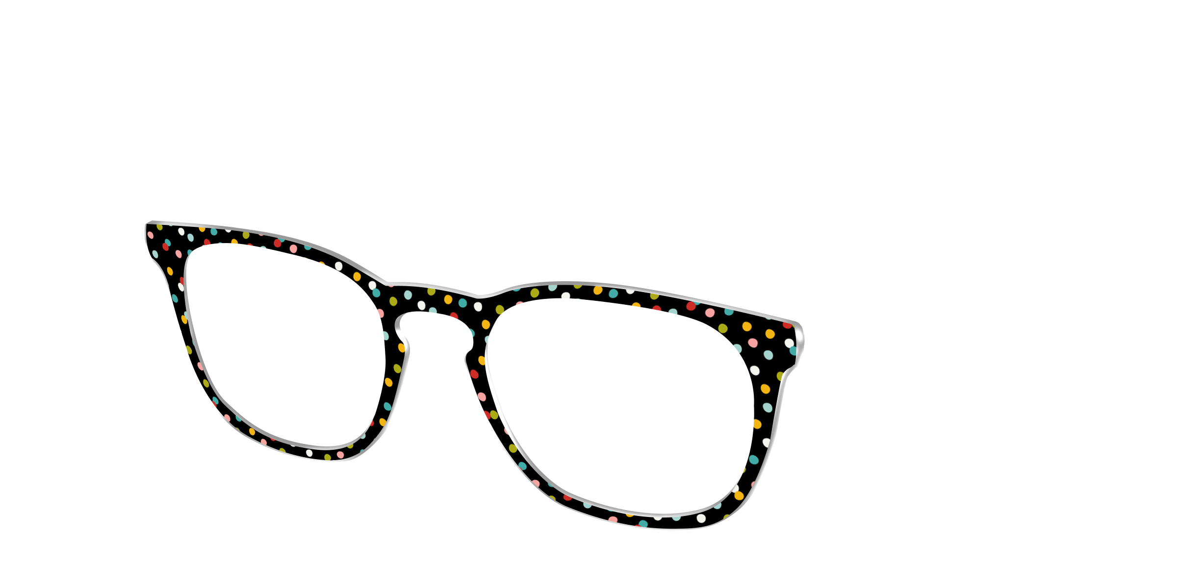 Pair Eyewear Design Tops The Holiday Dots top magnetico a pois