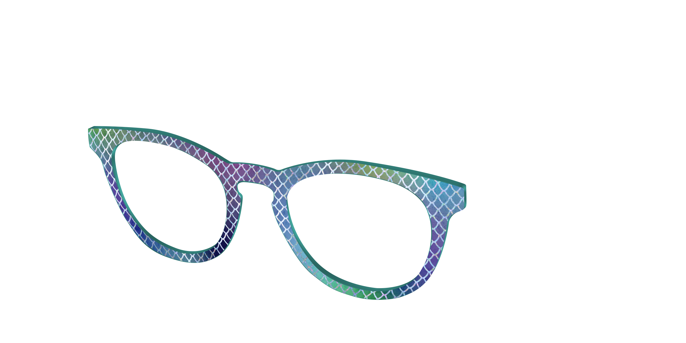 Pair Eyewear Design Tops Dragon Scales top occhiali olografico