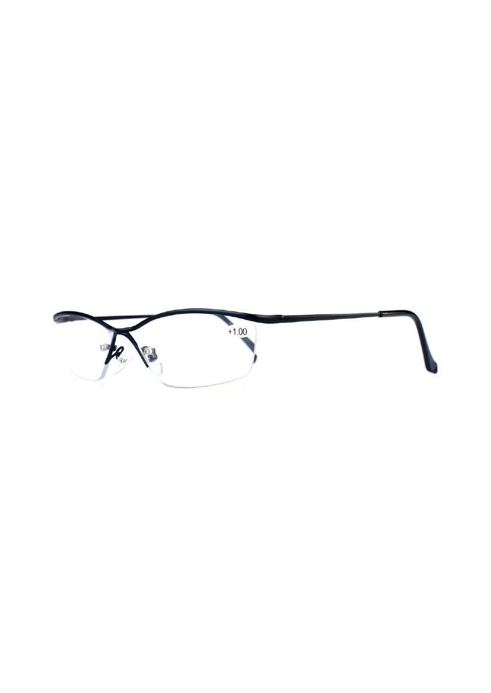 Ouyuan JH250609 Occhiali Lettura Metallo Browline Neri