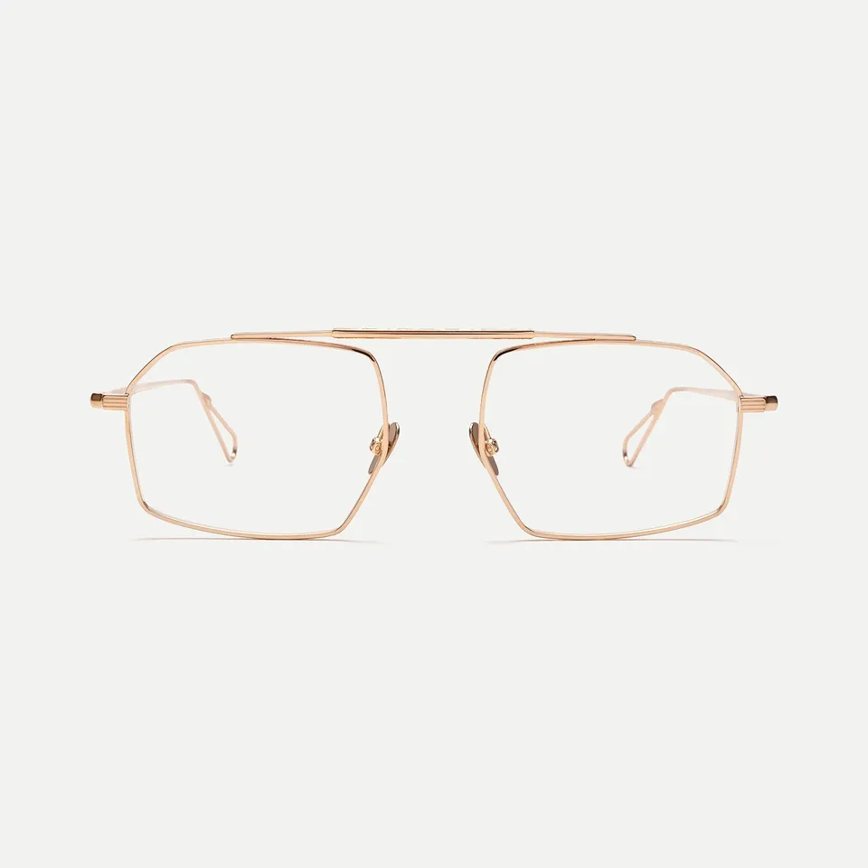 AHLEM Royale occhiali da vista Ruthenium metallo aviatore