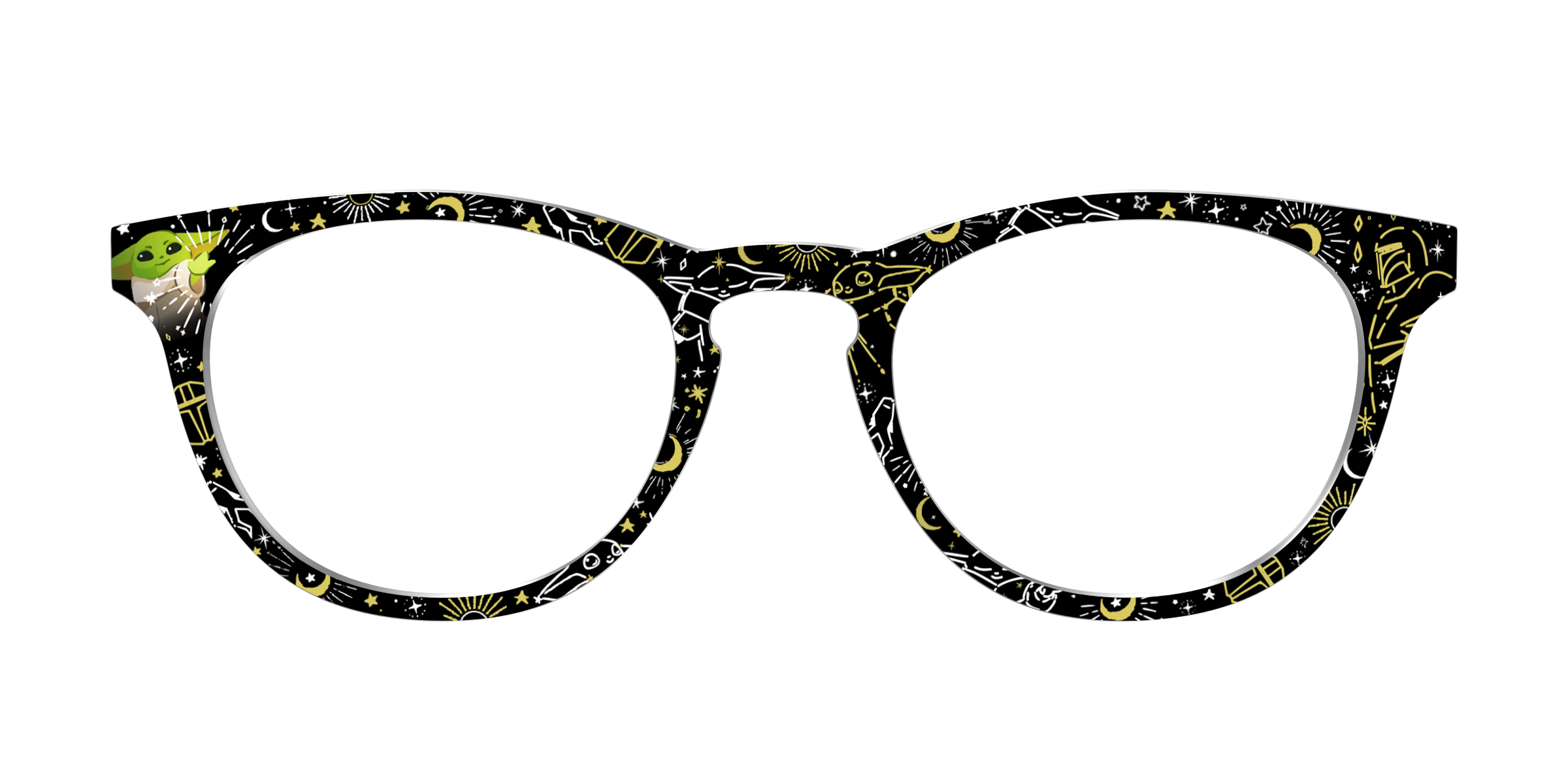 Pair Eyewear Collabs Celestial Grogu top occhiali azzurro