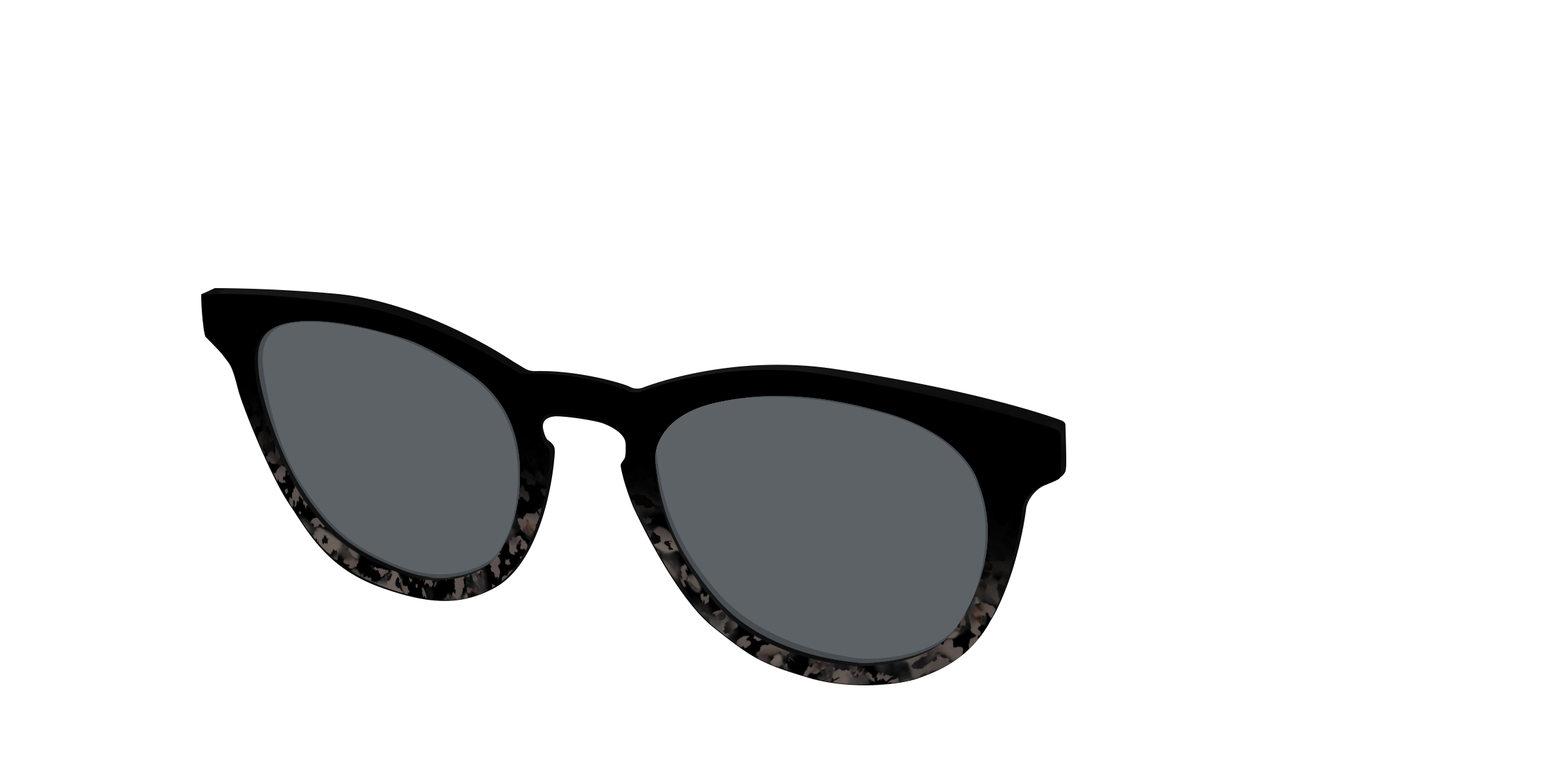 Pair Eyewear Sun Tops Polarized Shaded Tortoise top sole 553