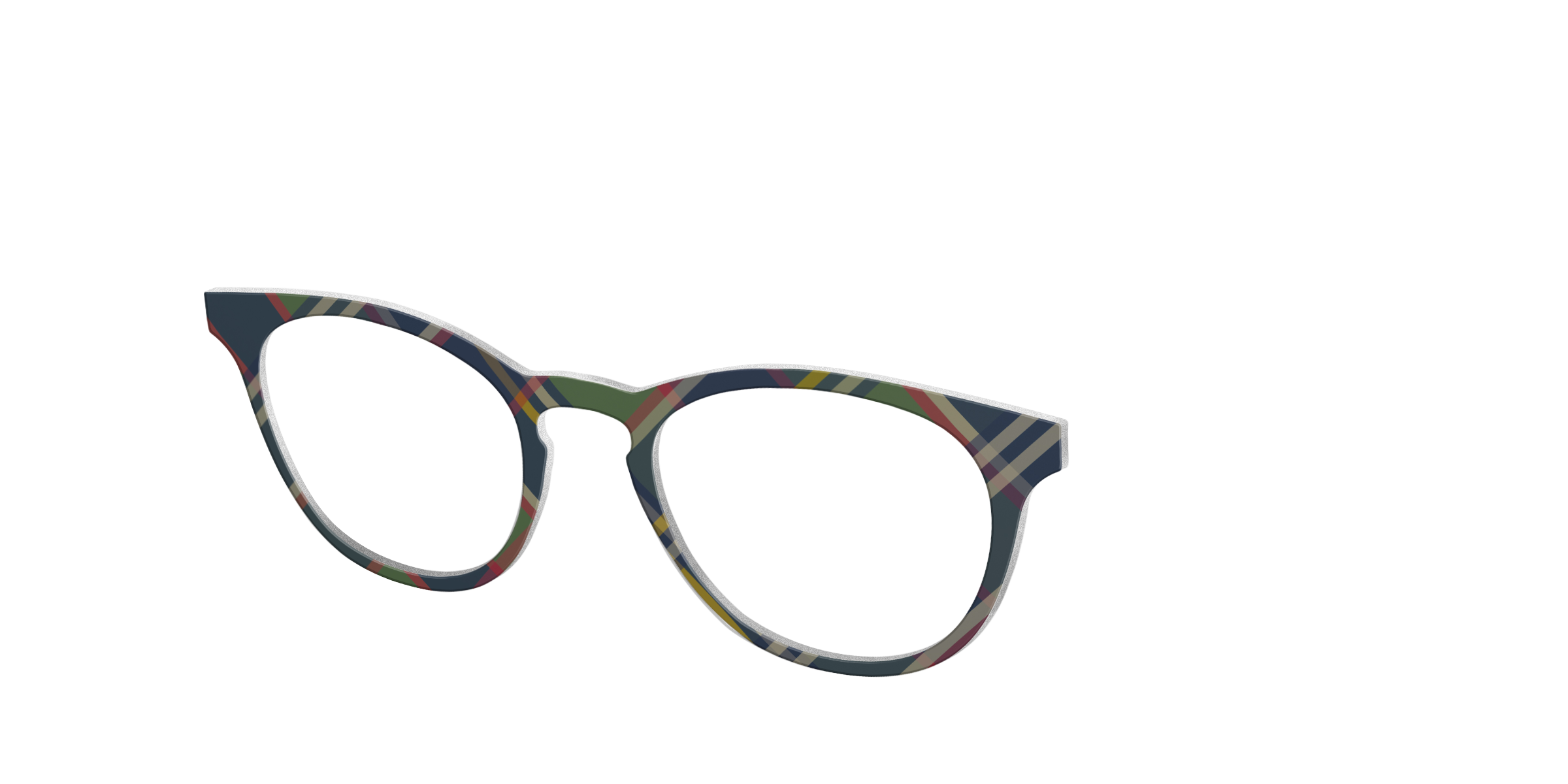 Pair Eyewear Solid Tops The Flannel Plaid top occhiali TK4
