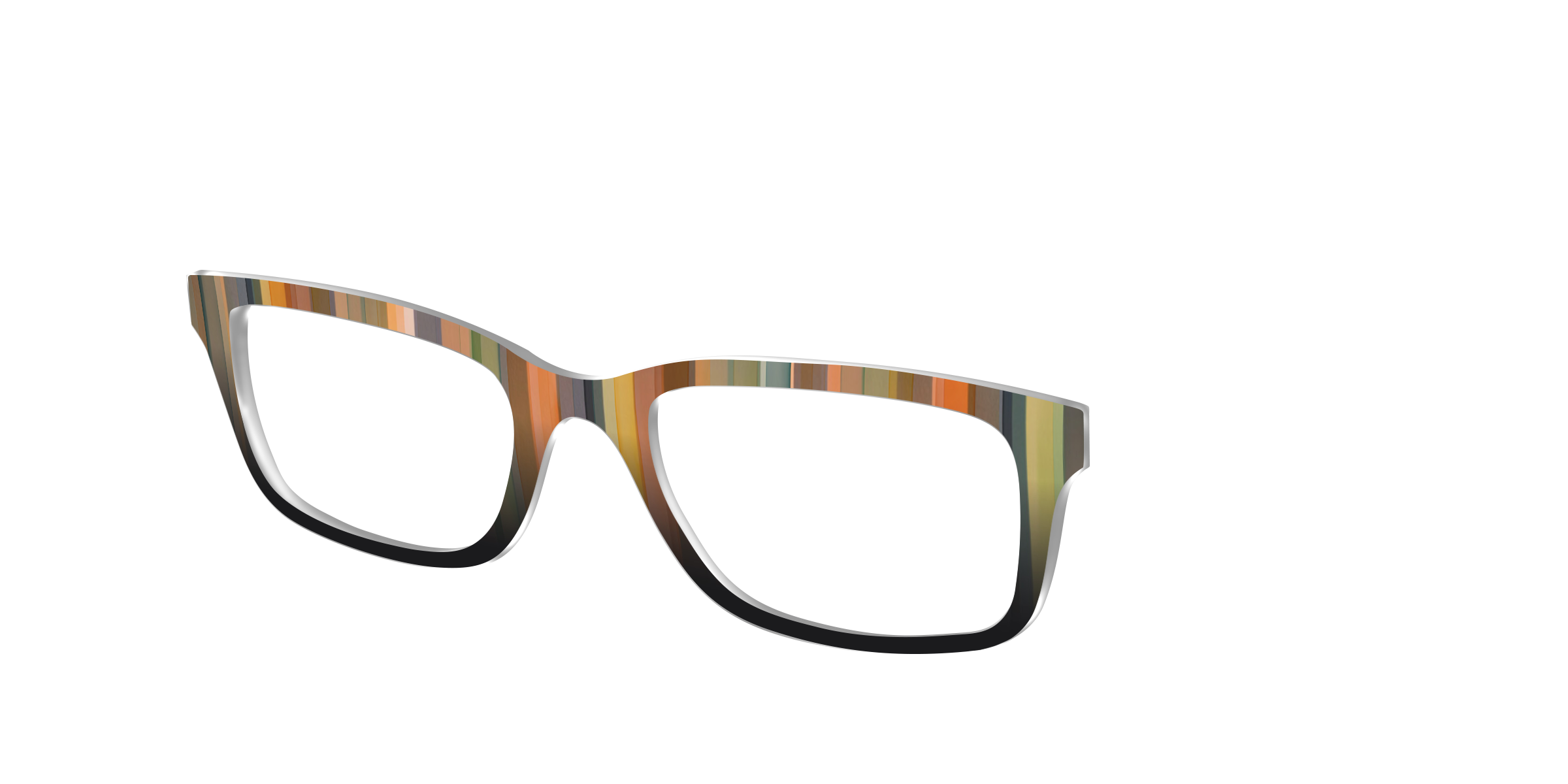 Pair Eyewear Design Tops Verdant Stripes top magnetico verde