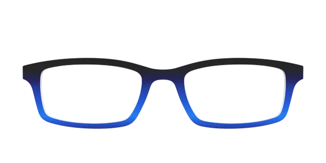 Pair Eyewear Solid Tops Black to Blueberry Gradient top occhiali nero blu