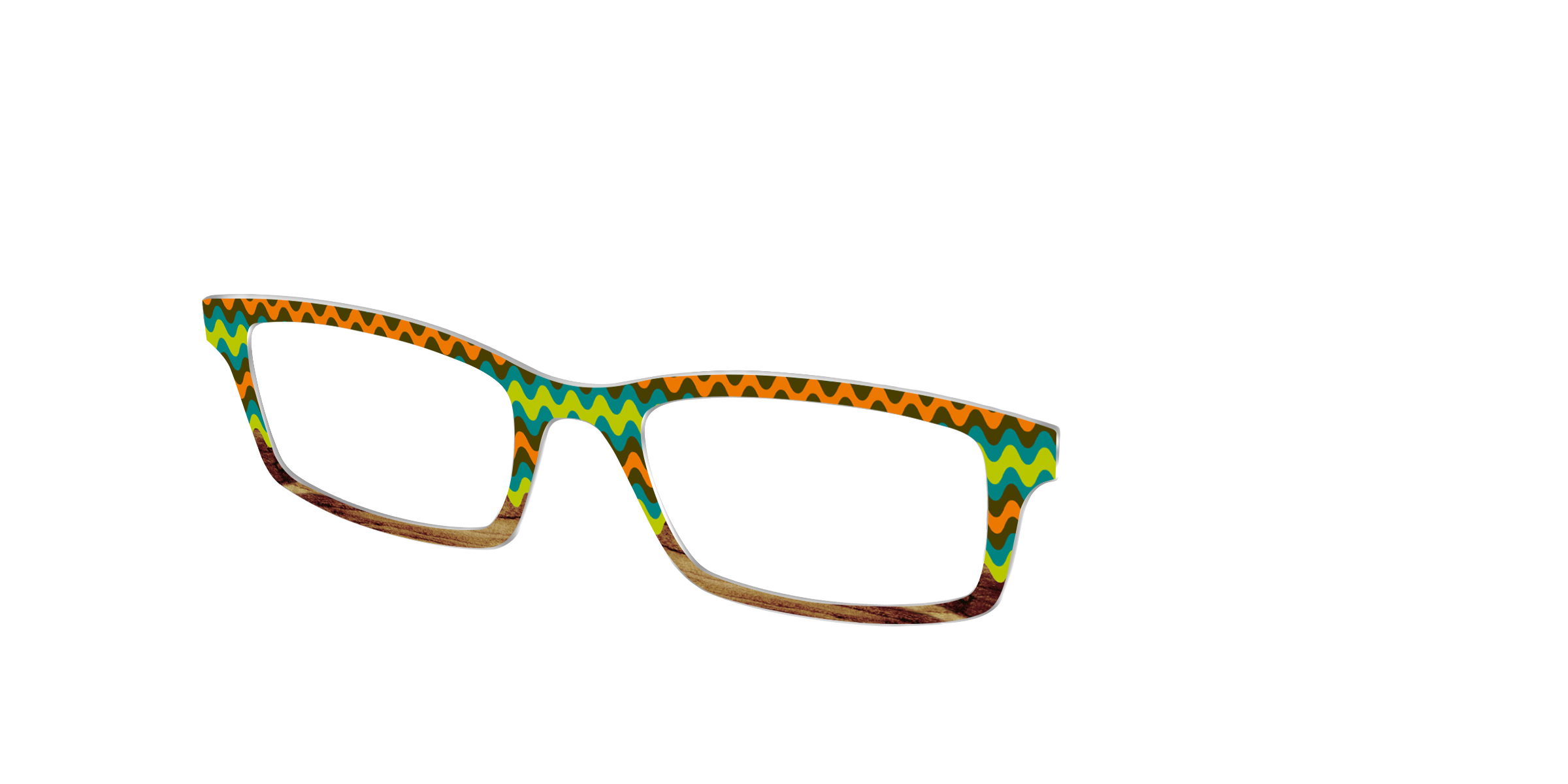 Pair Eyewear Design Tops The Woodgrain Waves top occhiali DE11