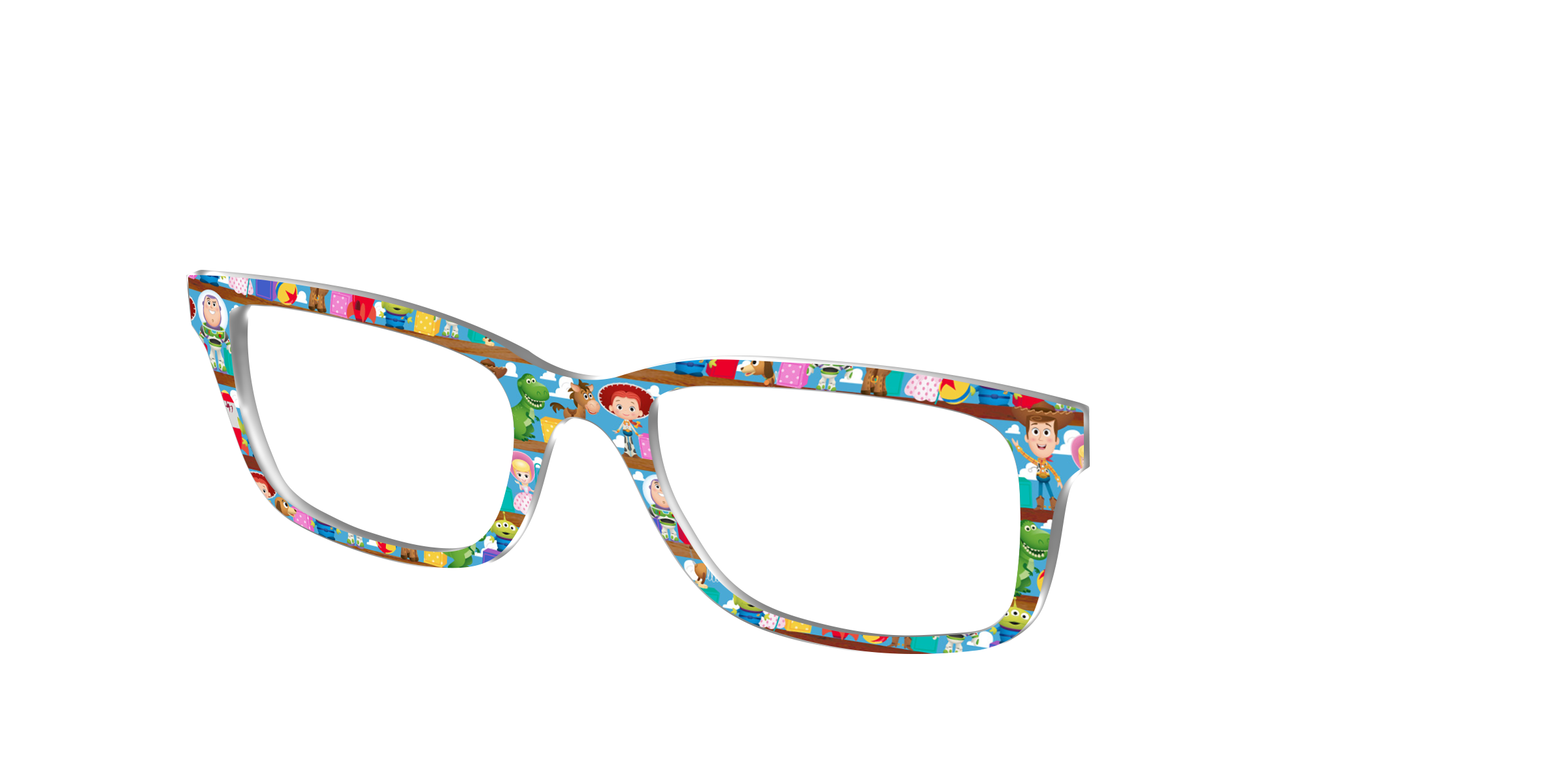 Pair Eyewear Andy's Toy Shelf top frame Cedro azzurro