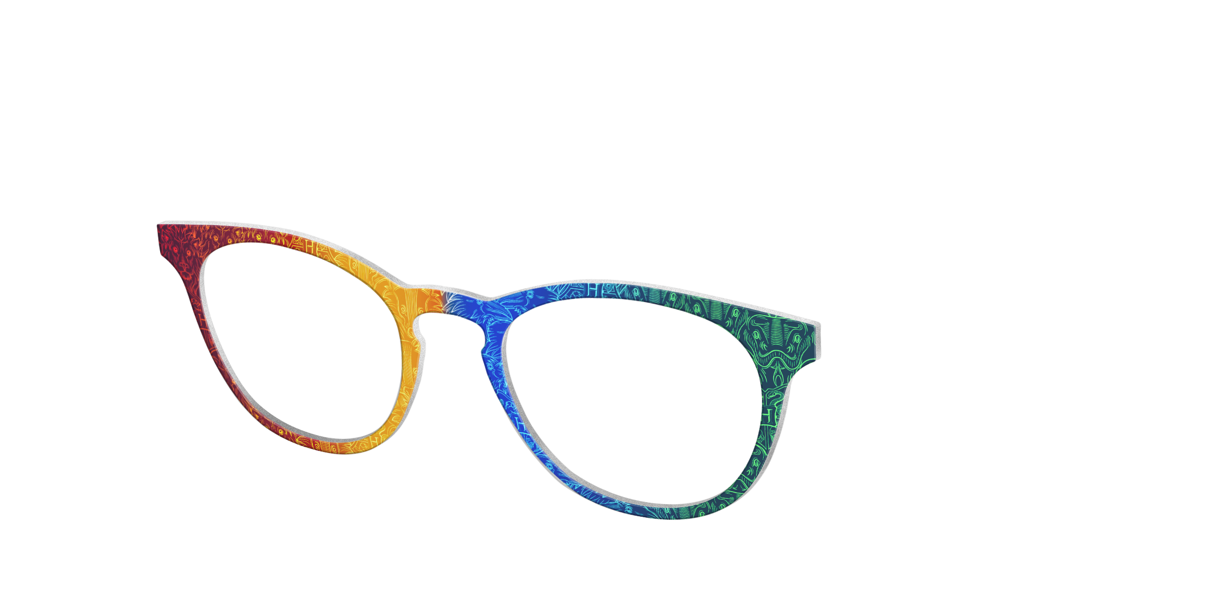 Pair Eyewear Collabs Hogwarts Houses top occhiali Cedro