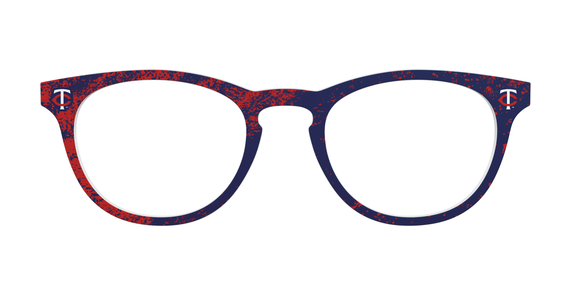 Pair Eyewear School Spirit Twins Home Run top occhiali rosso