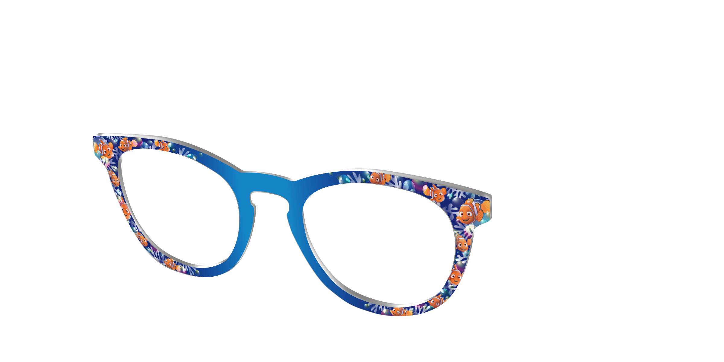 Pair Eyewear Collabs Nemo Bubbles topper blu oceano